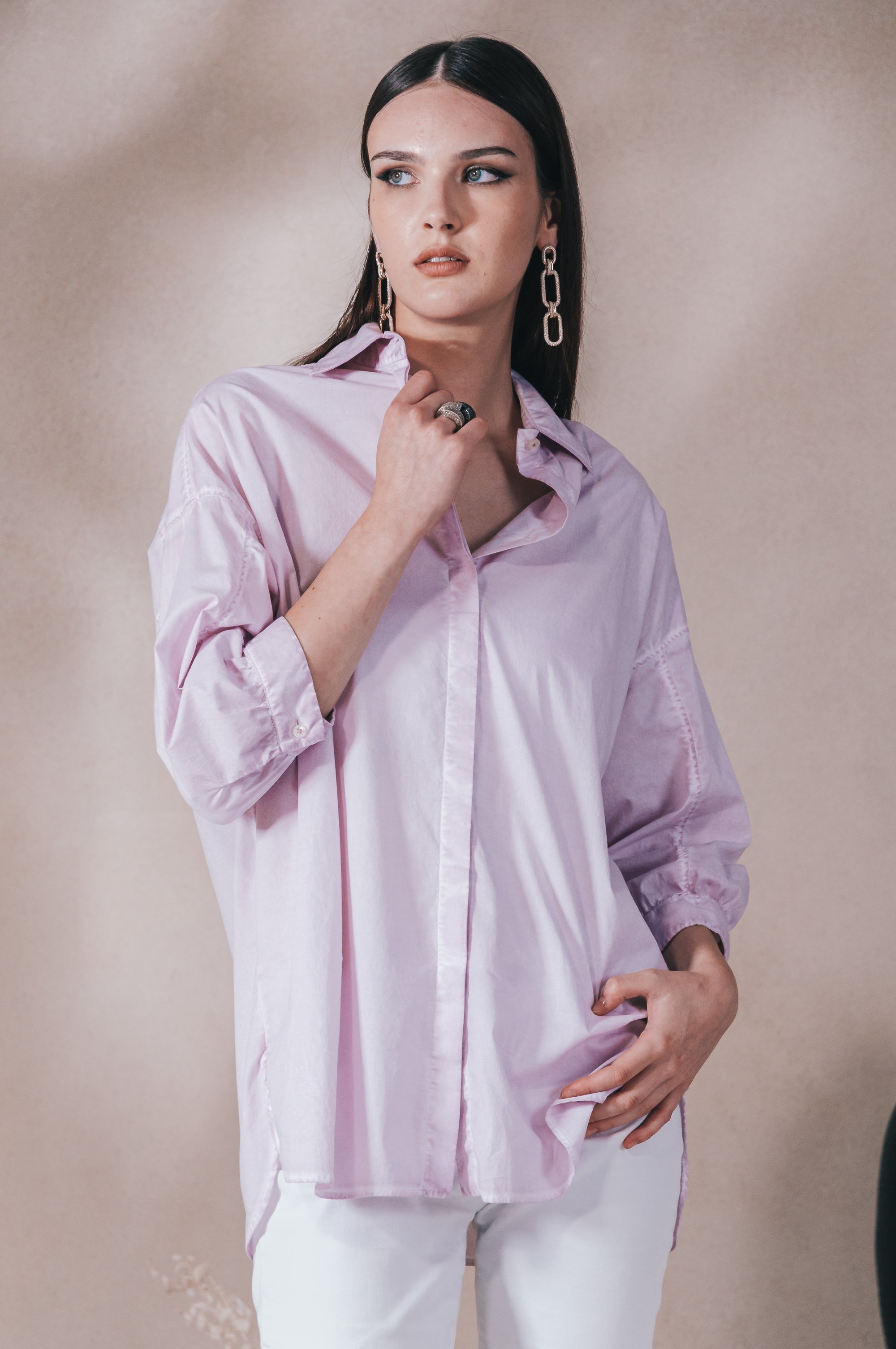 Boyfriend Shirt - Flora