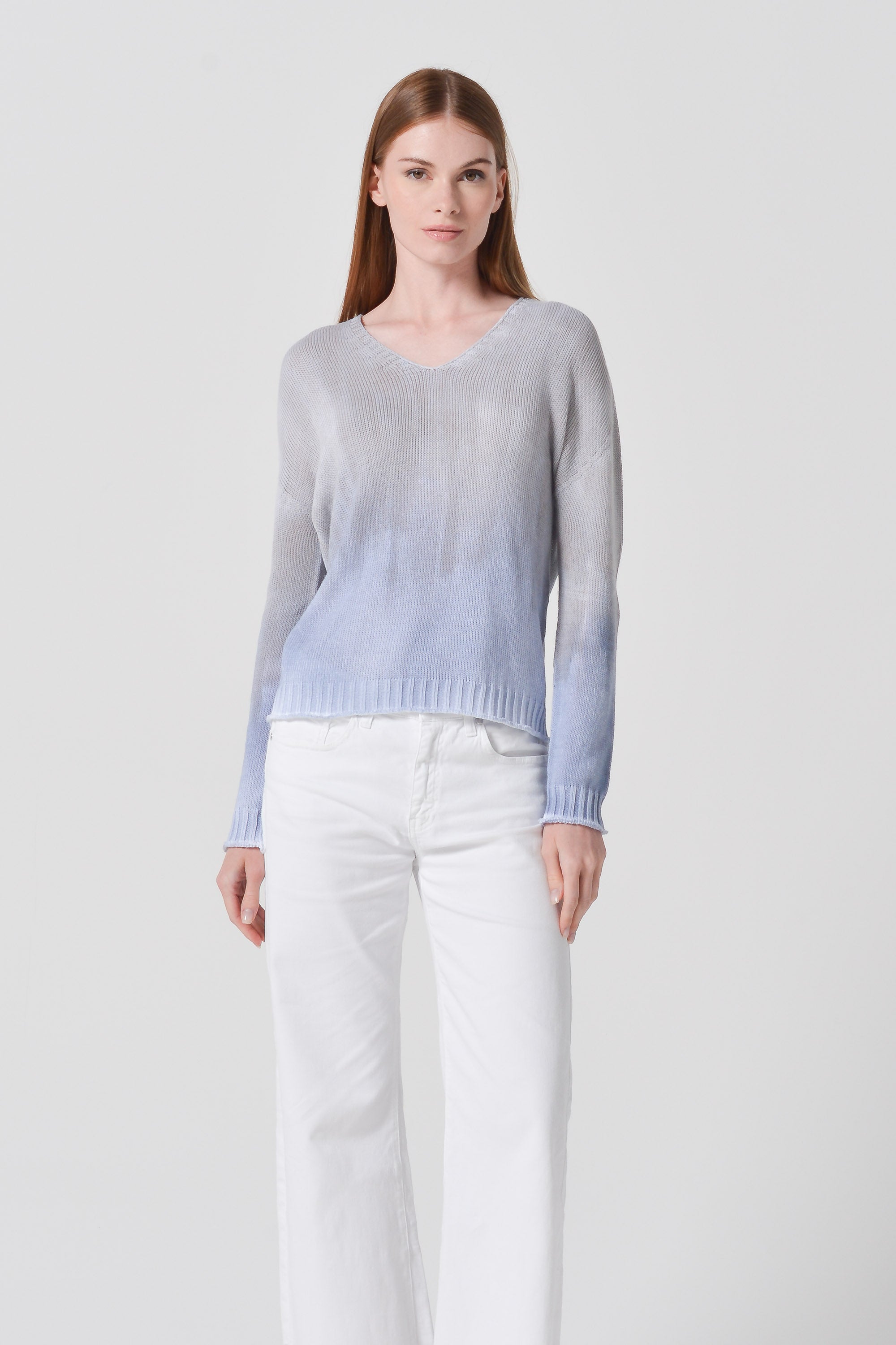 Cogo Knit in Seaside Art - Coastline