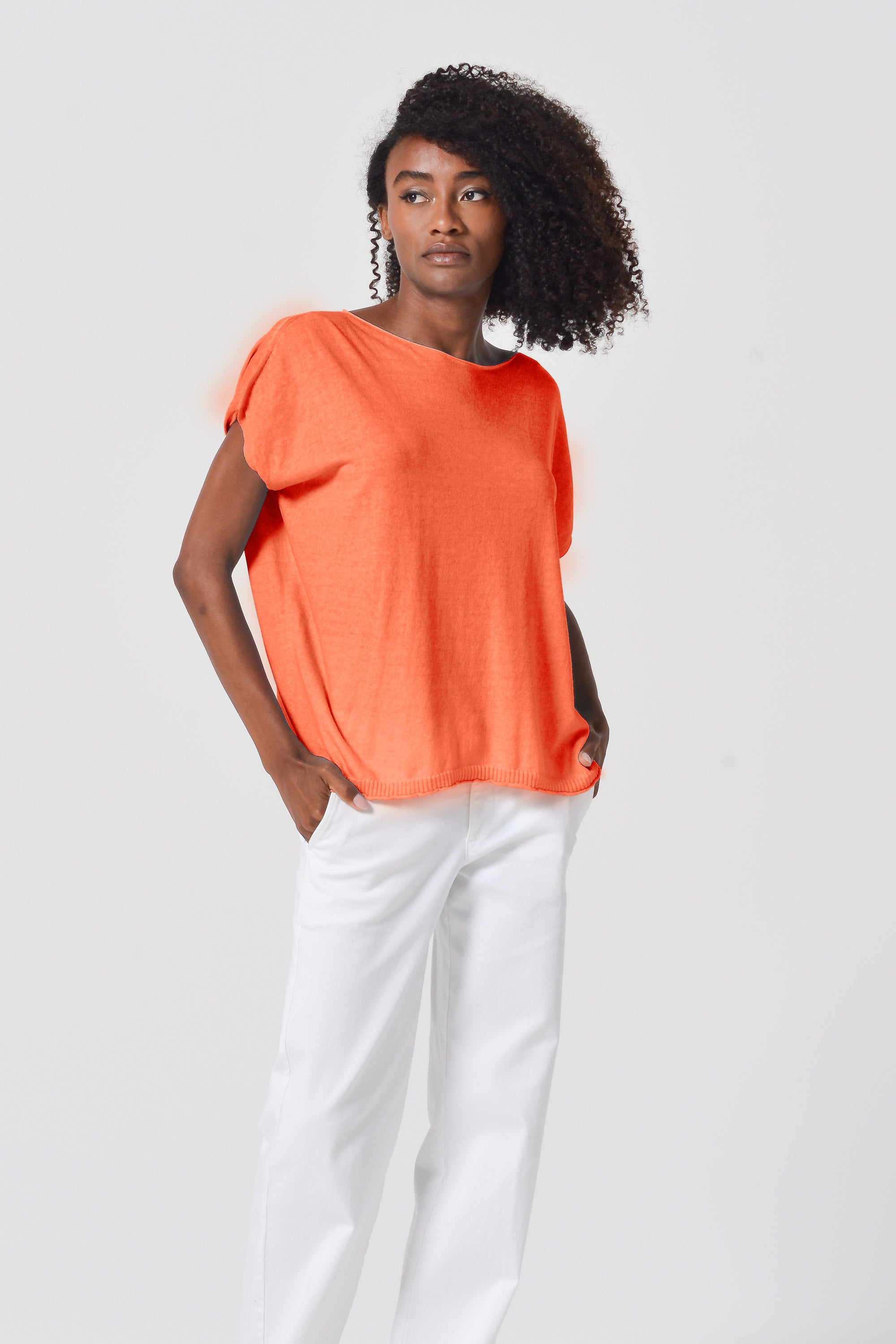 Mariner Knit - Papaya