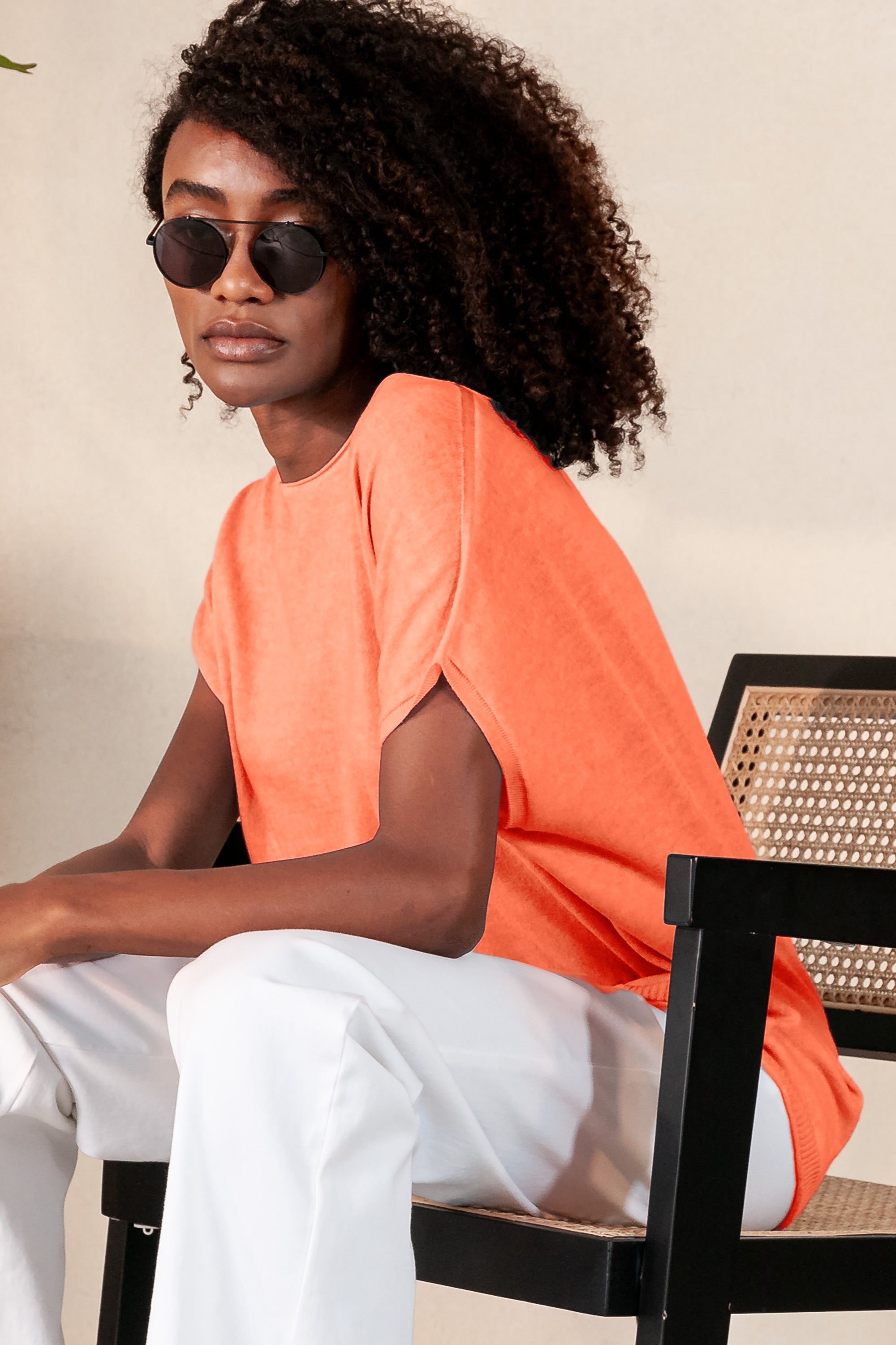 Mariner Knit - Papaya