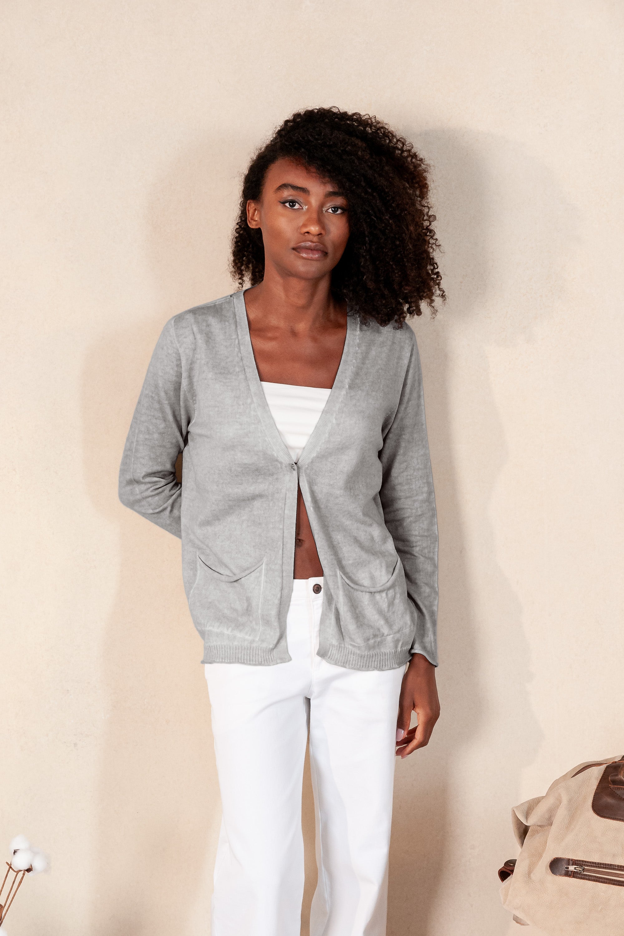 Sunlight Cardi -  Steel