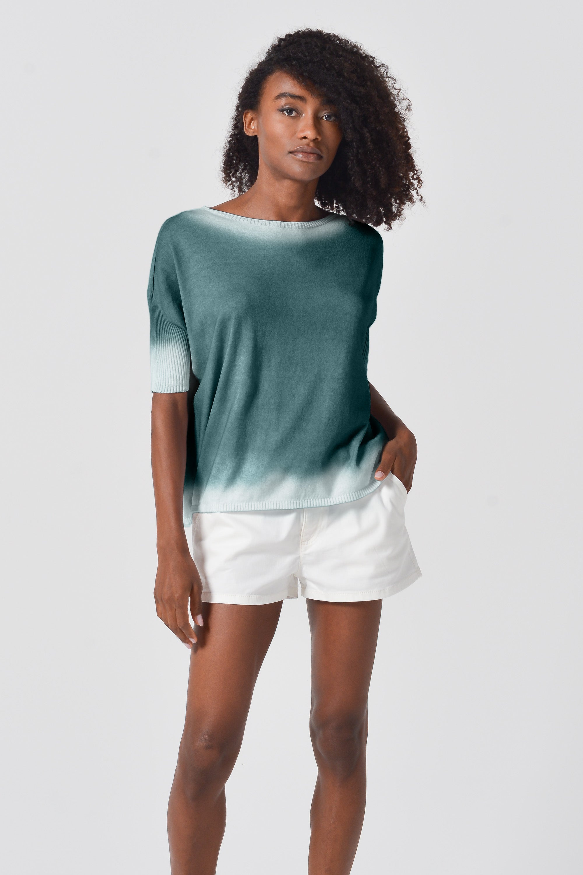 Catalina Knit Spray Art - Seaweed