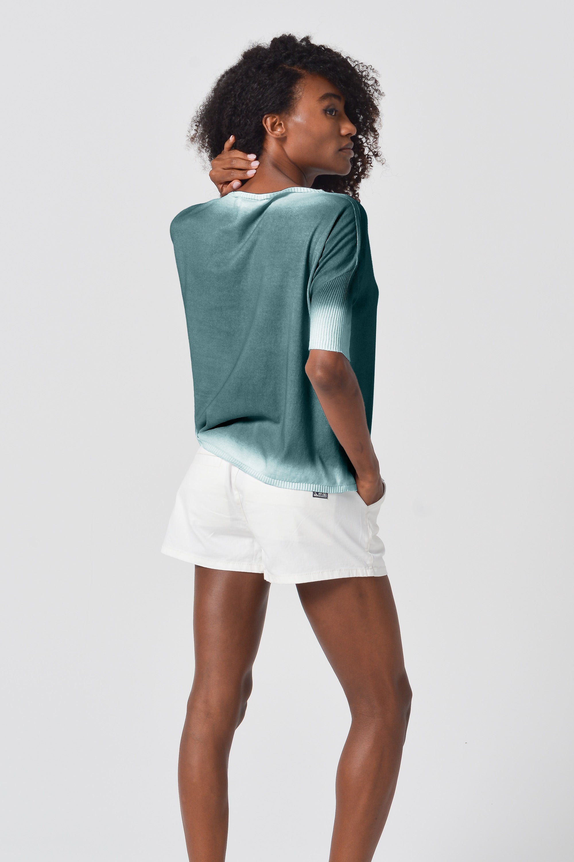 Catalina Knit Spray Art - Seaweed