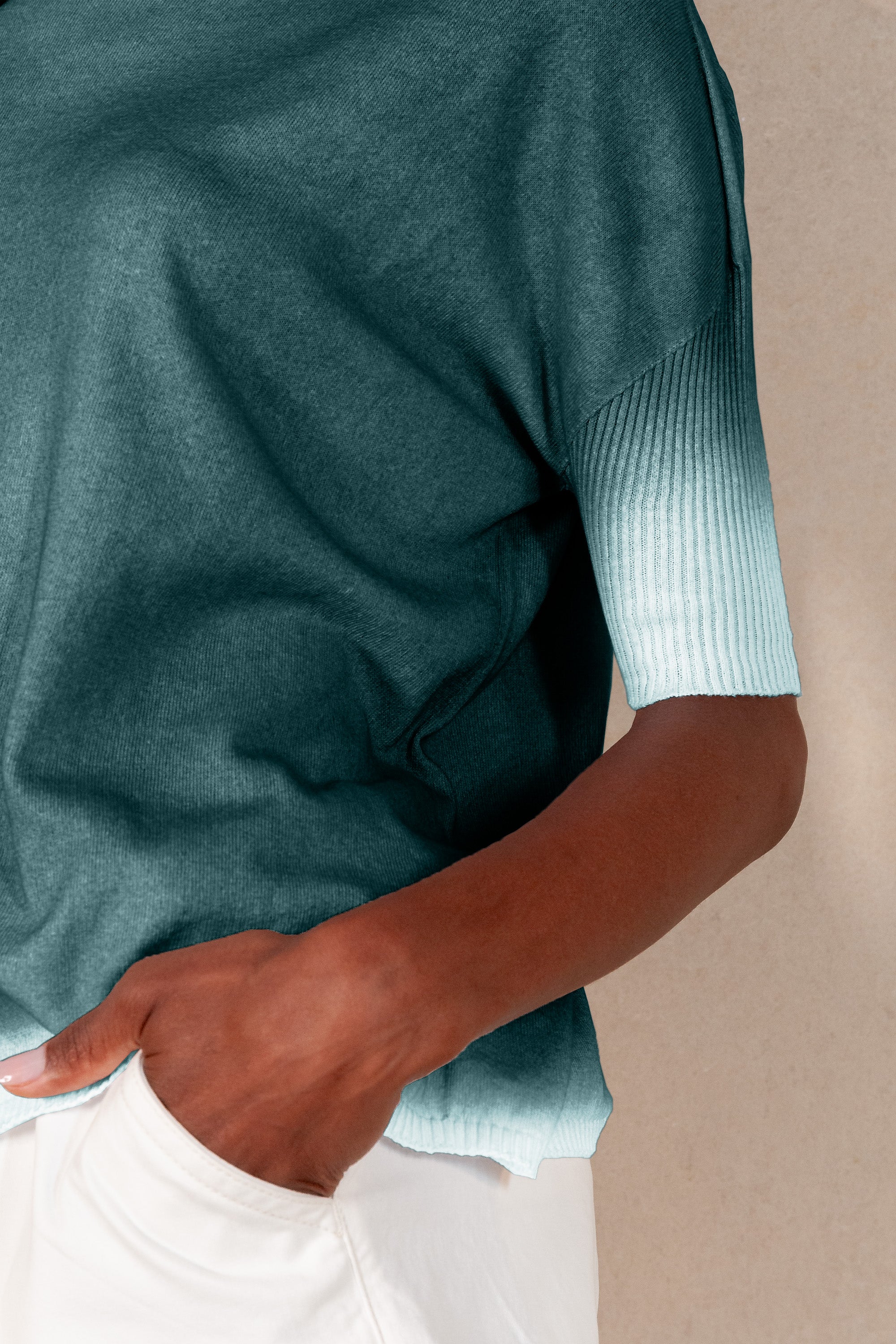 Catalina Knit Spray Art - Seaweed