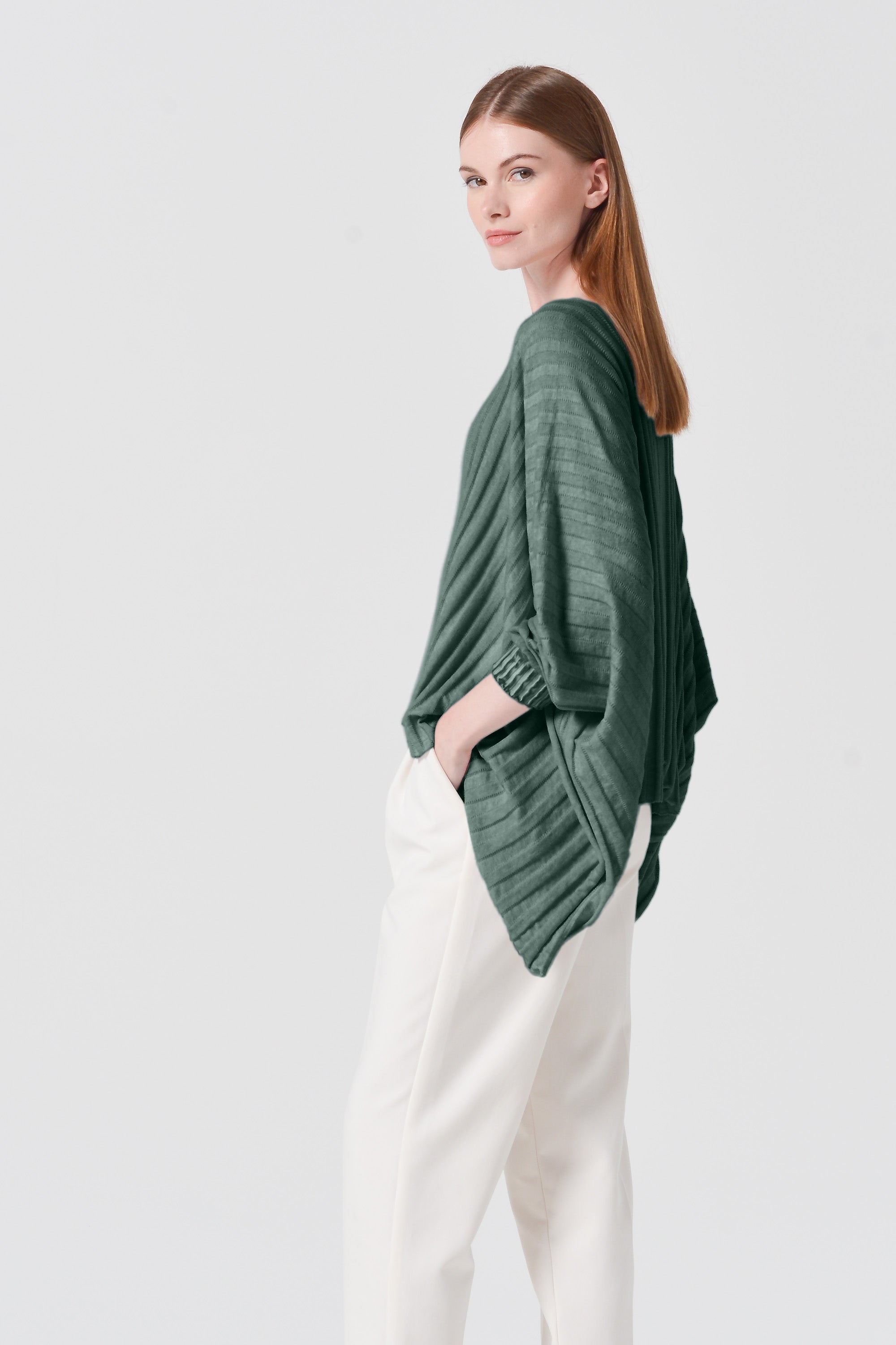 Bliss Poncho - Nori