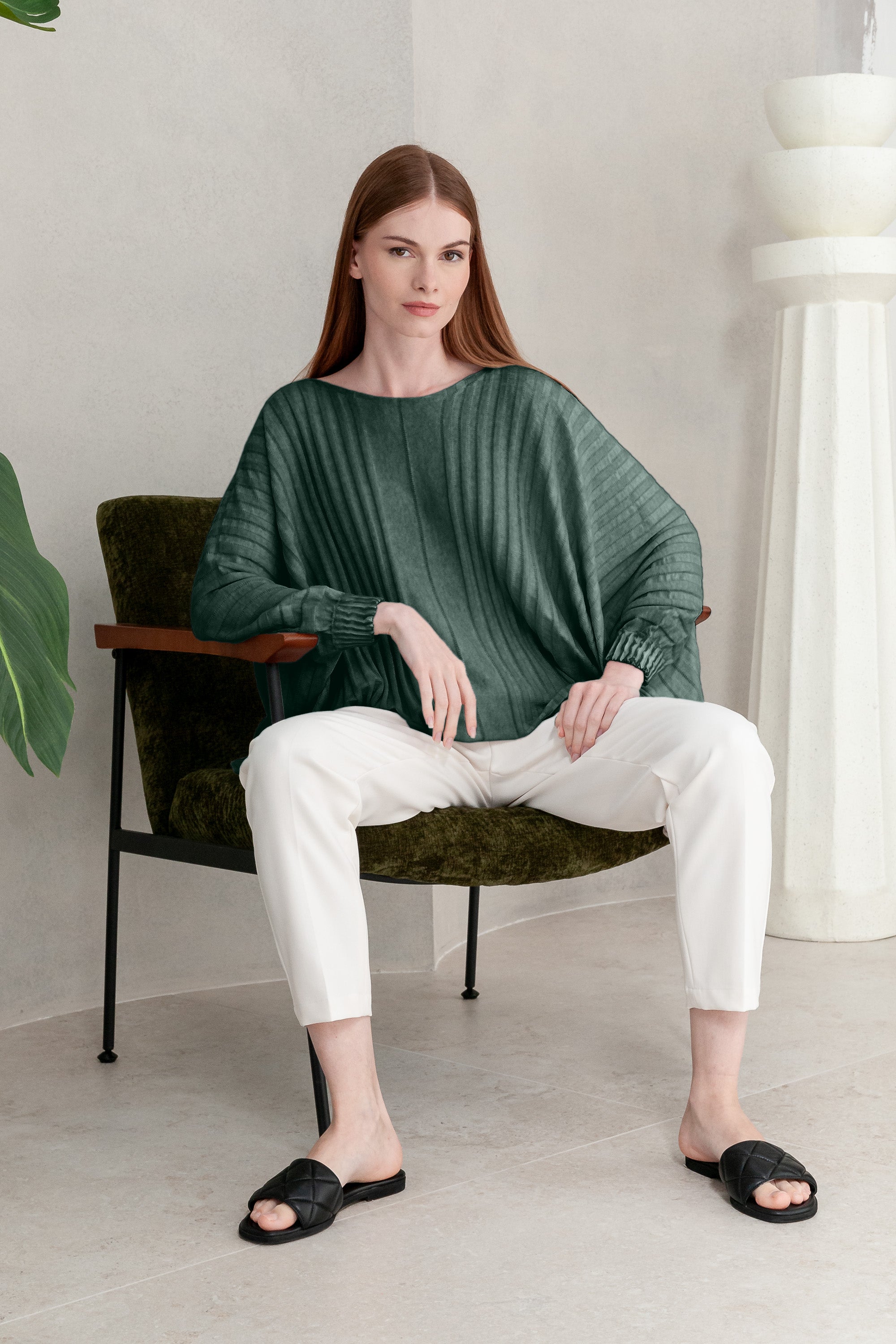 Bliss Poncho - Nori