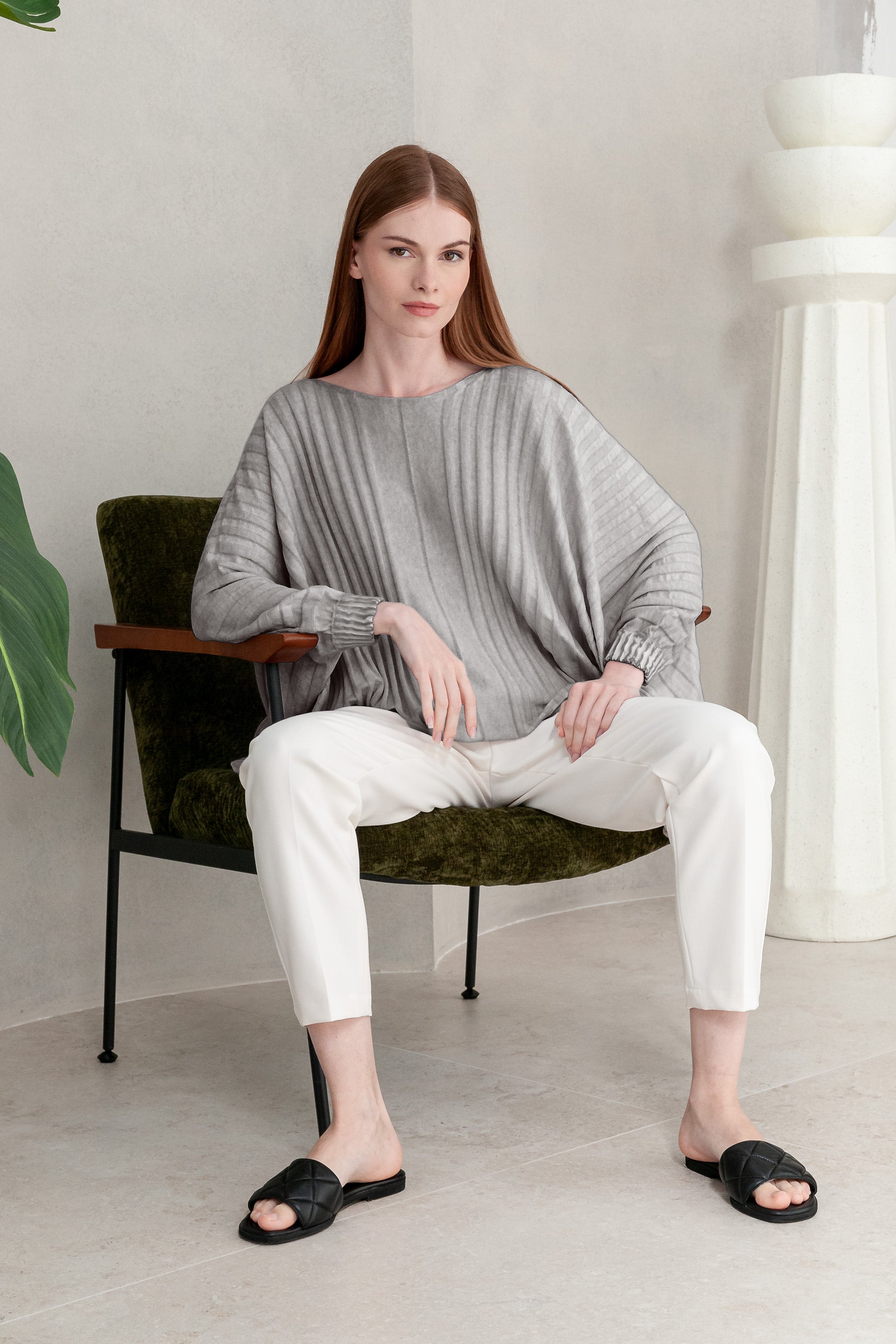 Bliss Poncho - Steel