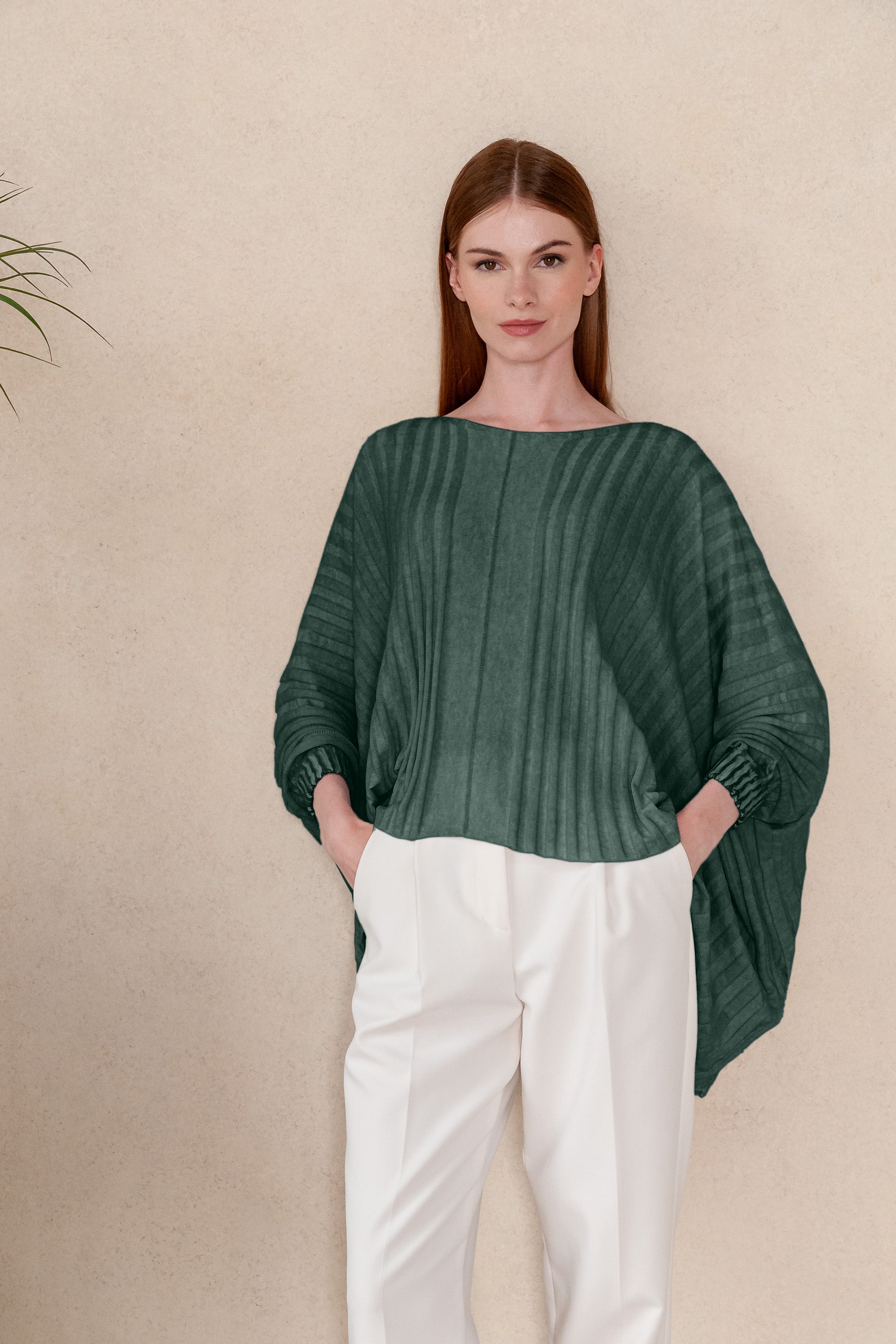 Bliss Poncho - Nori