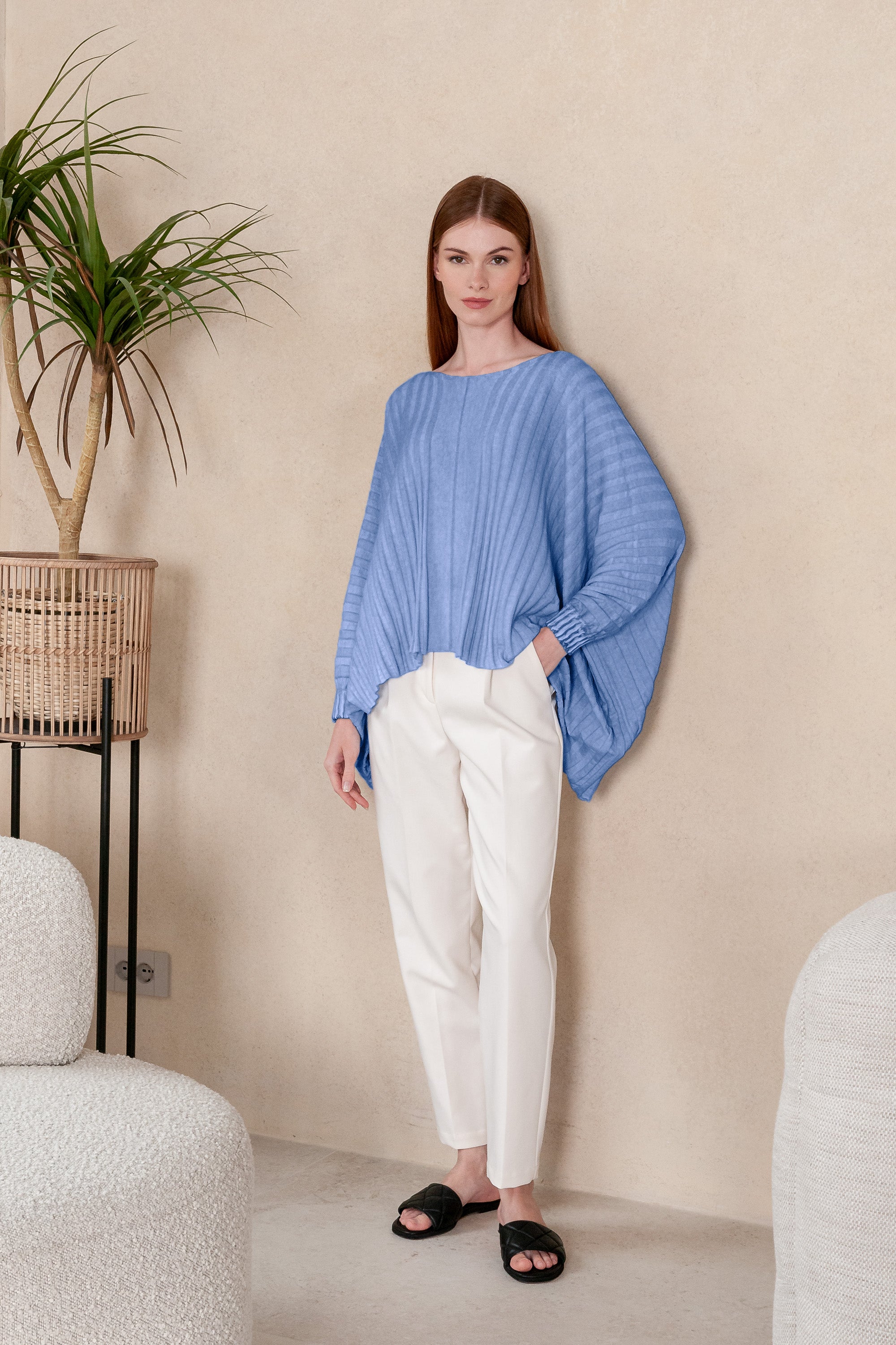 Bliss Poncho - Bay