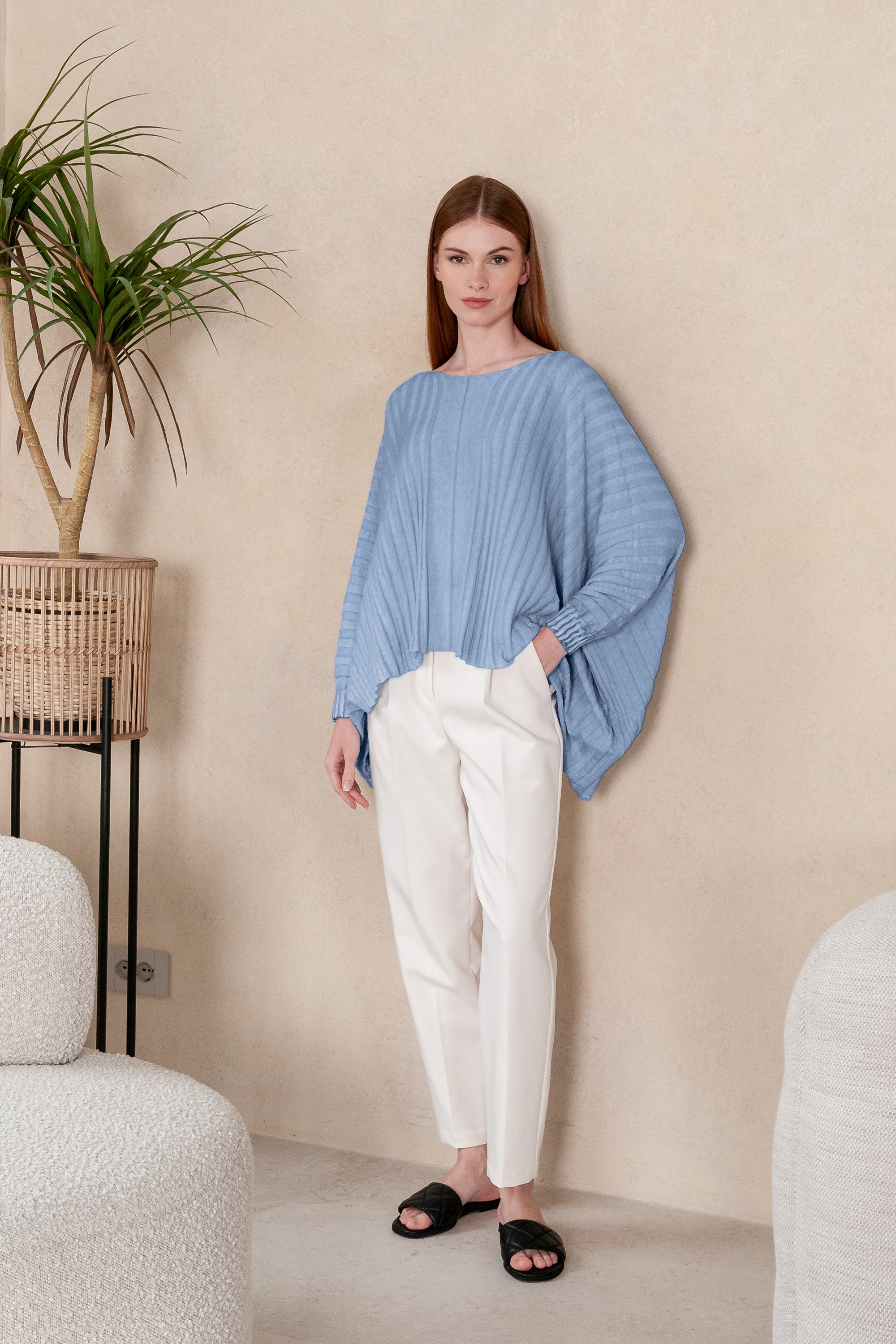 Bliss Poncho - Polar