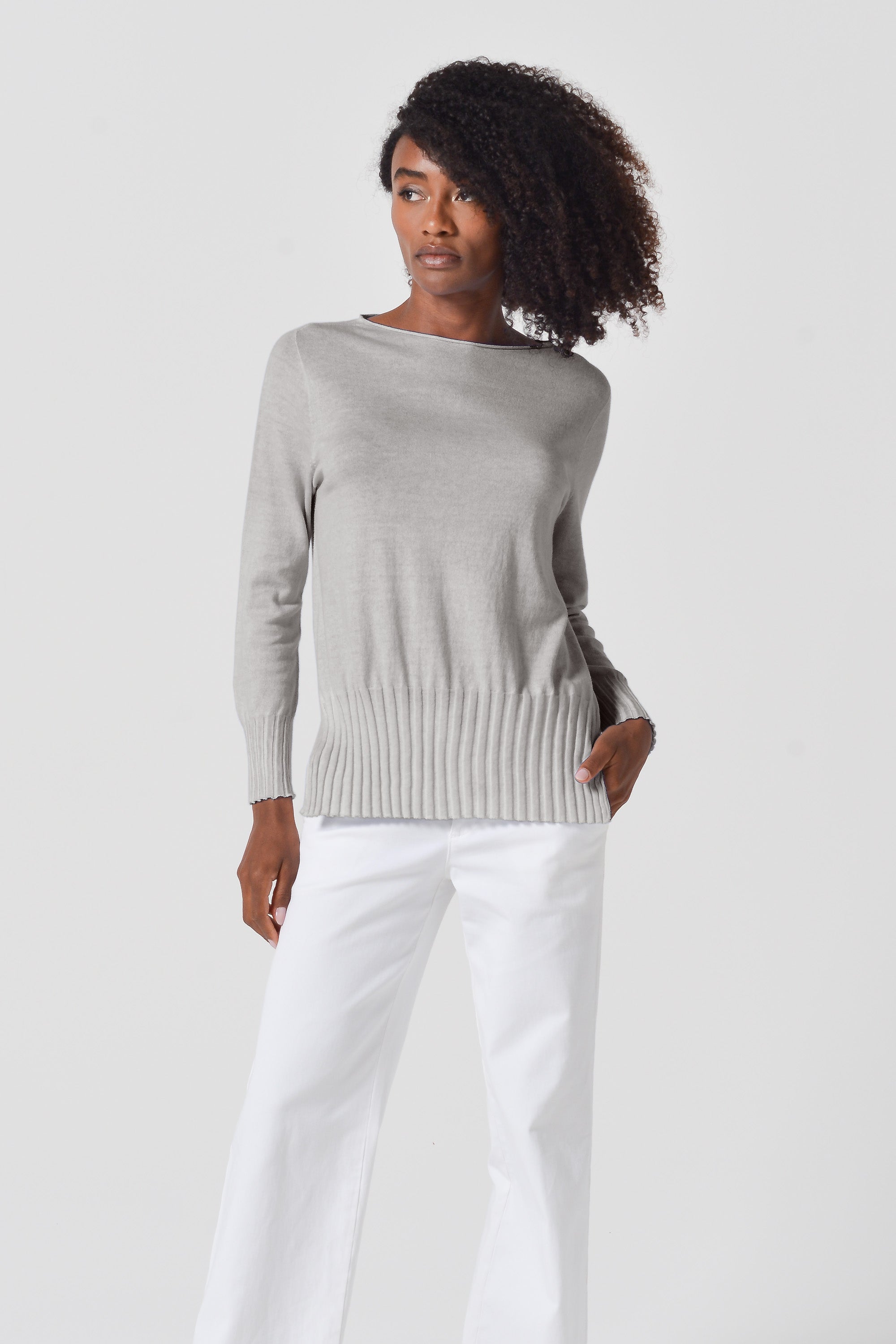 Monday Sweater - Steel