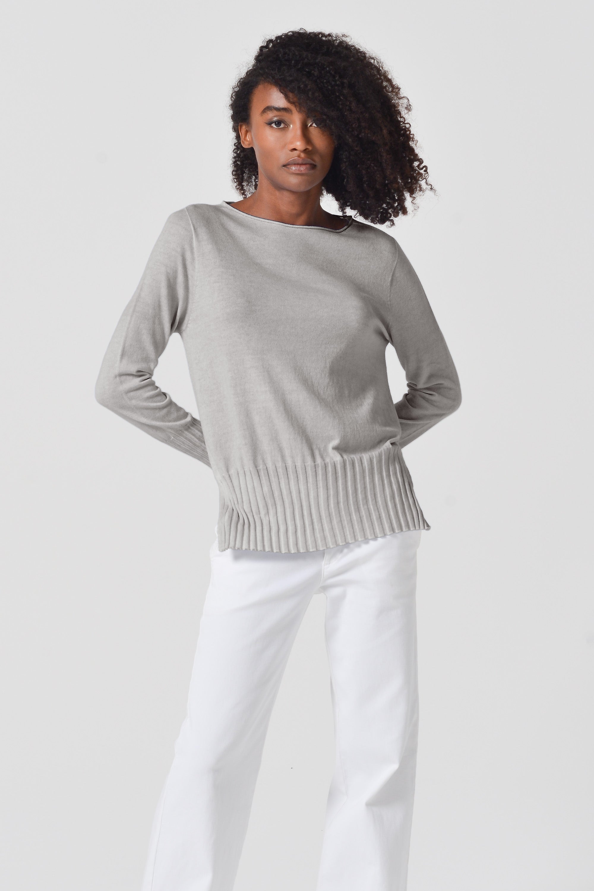 Monday Sweater - Steel