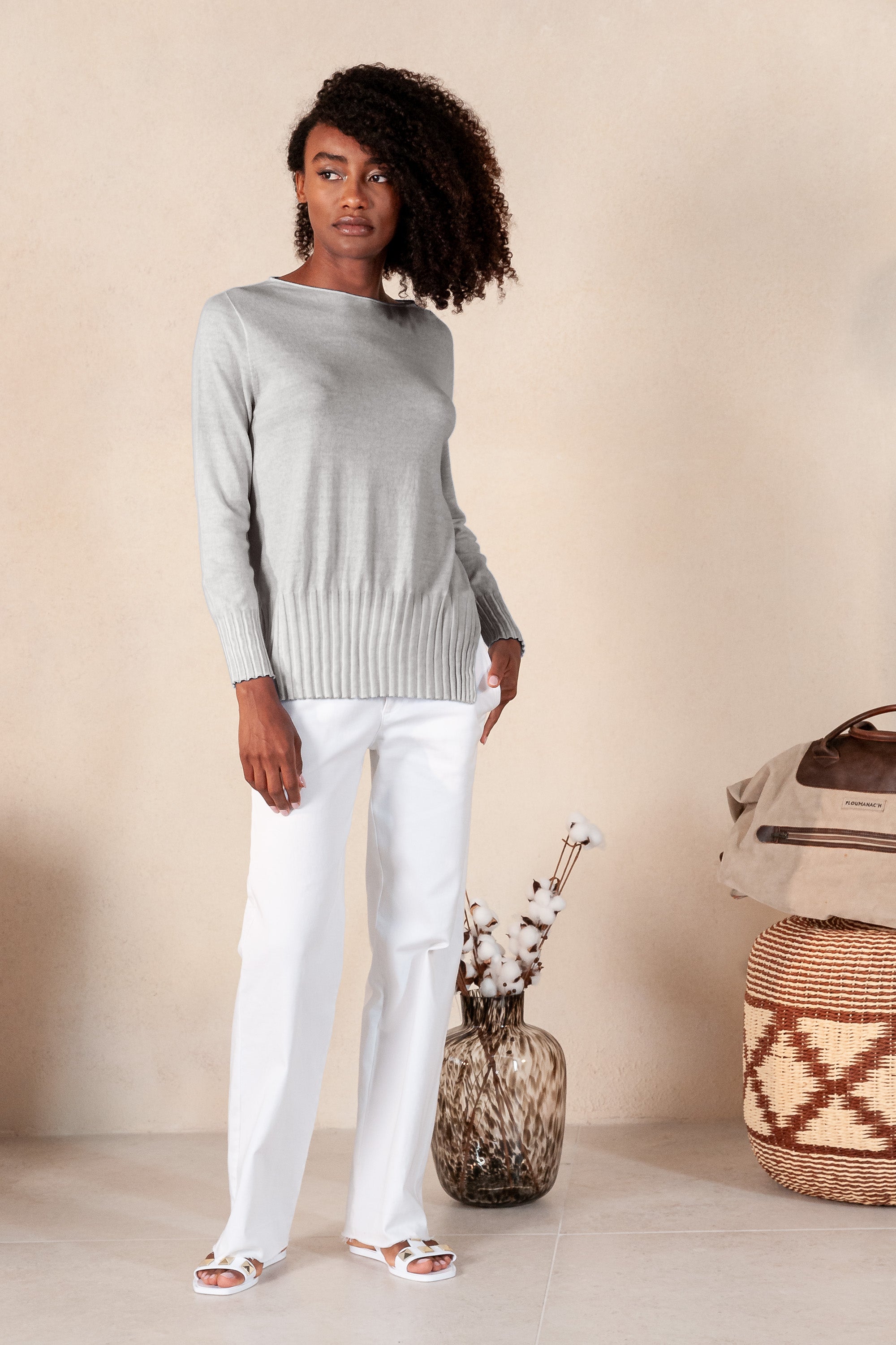 Monday Sweater - Steel