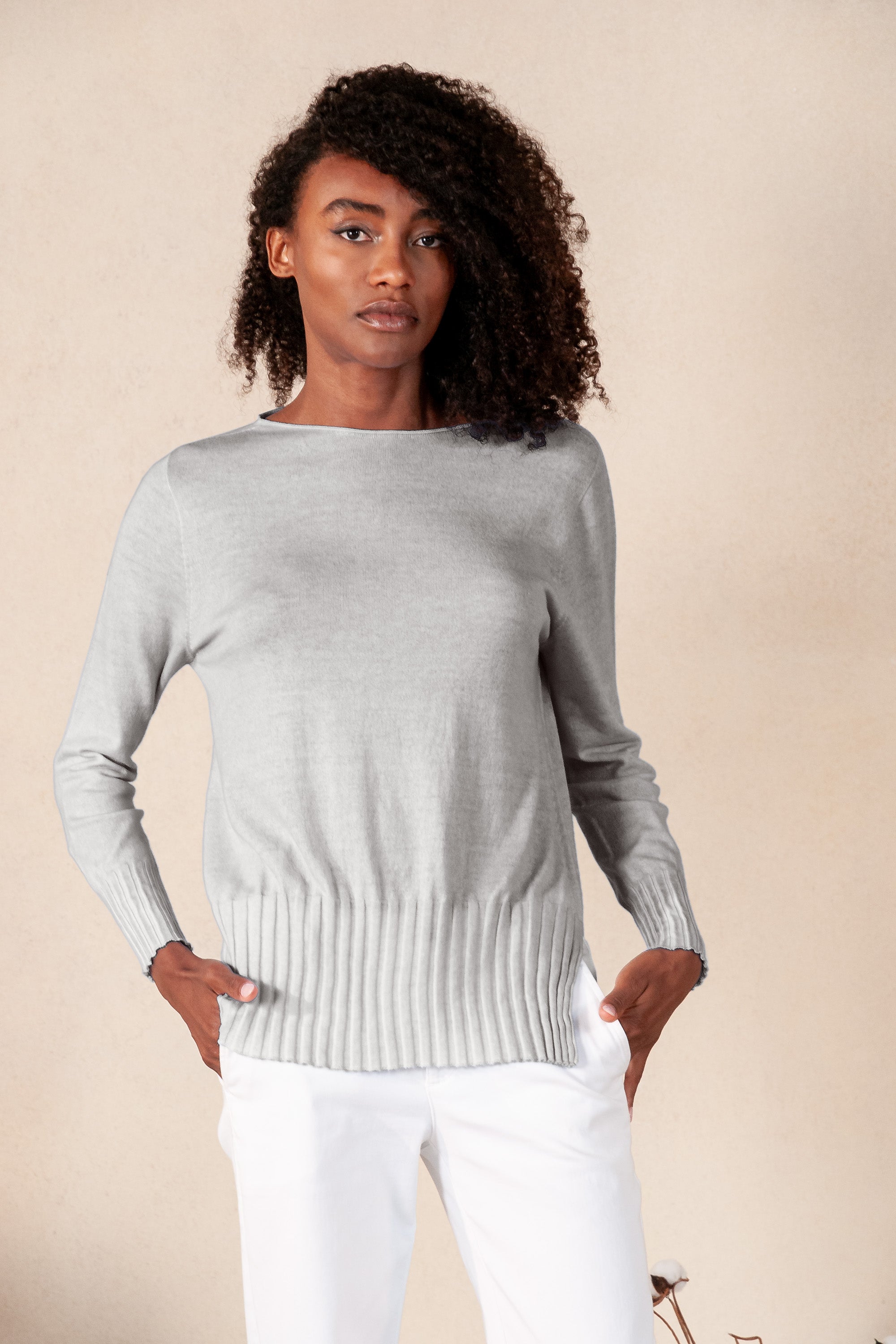 Monday Sweater - Steel