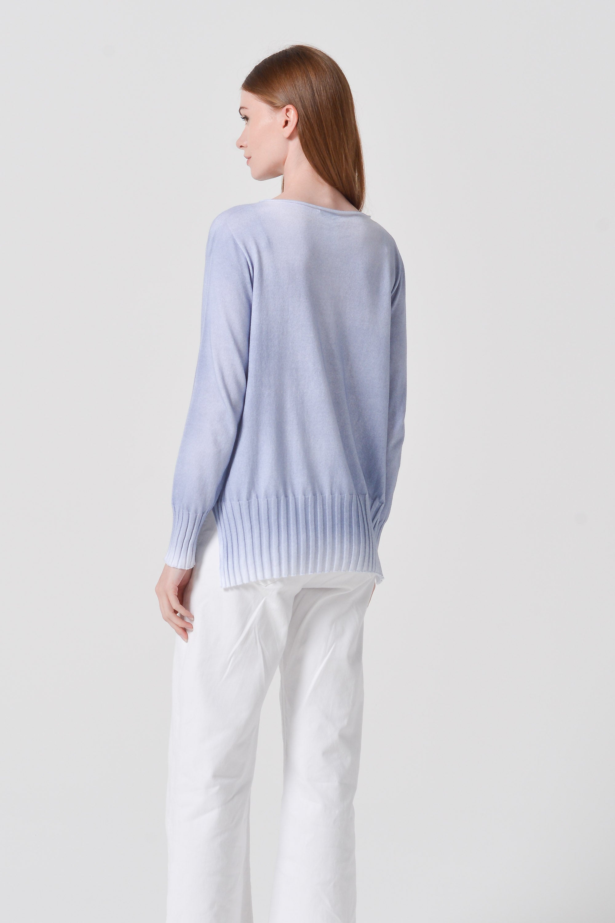 Monday Sweater in Spray Art - Polar