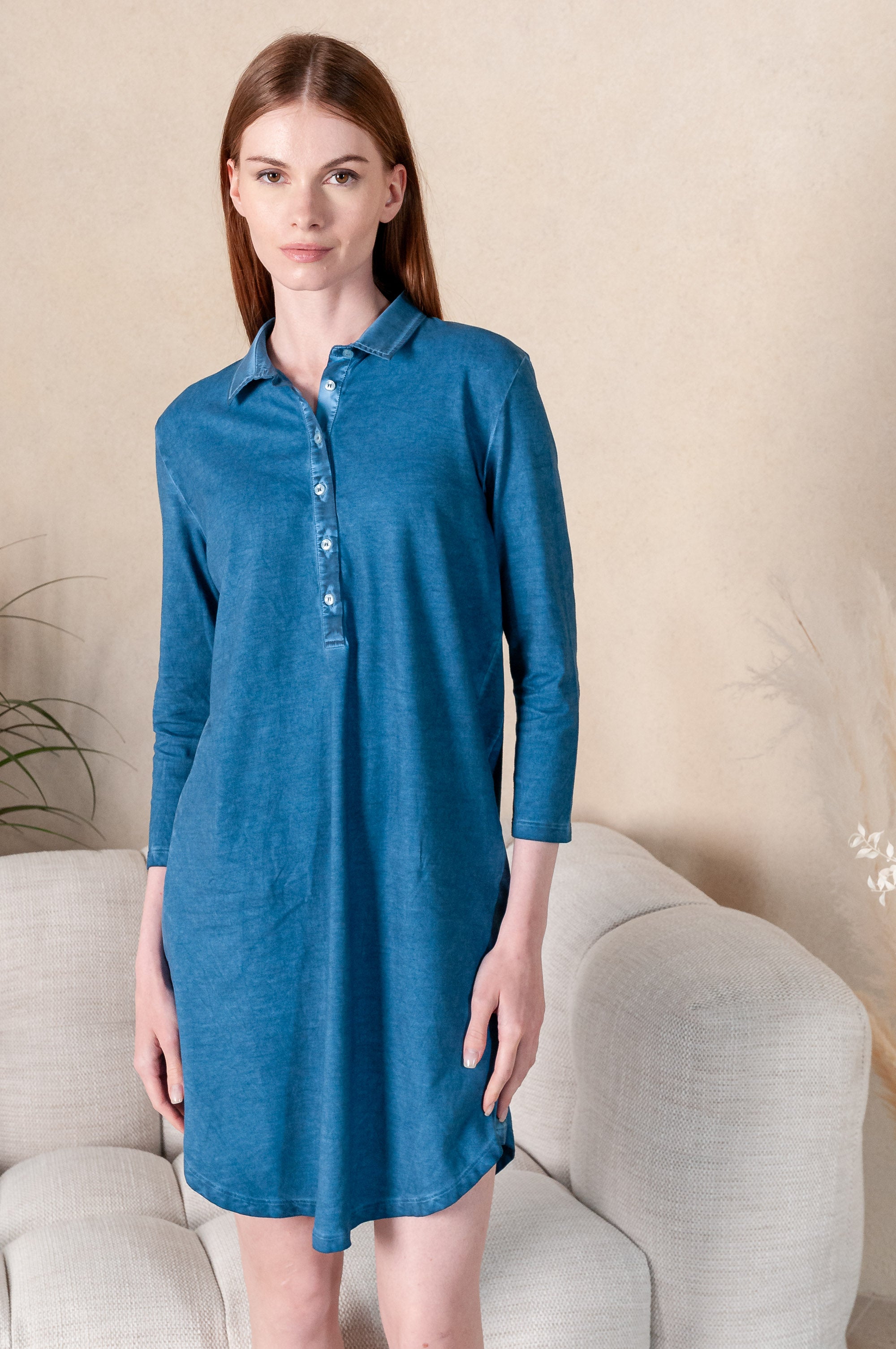 Court Polo Dress - Profondo