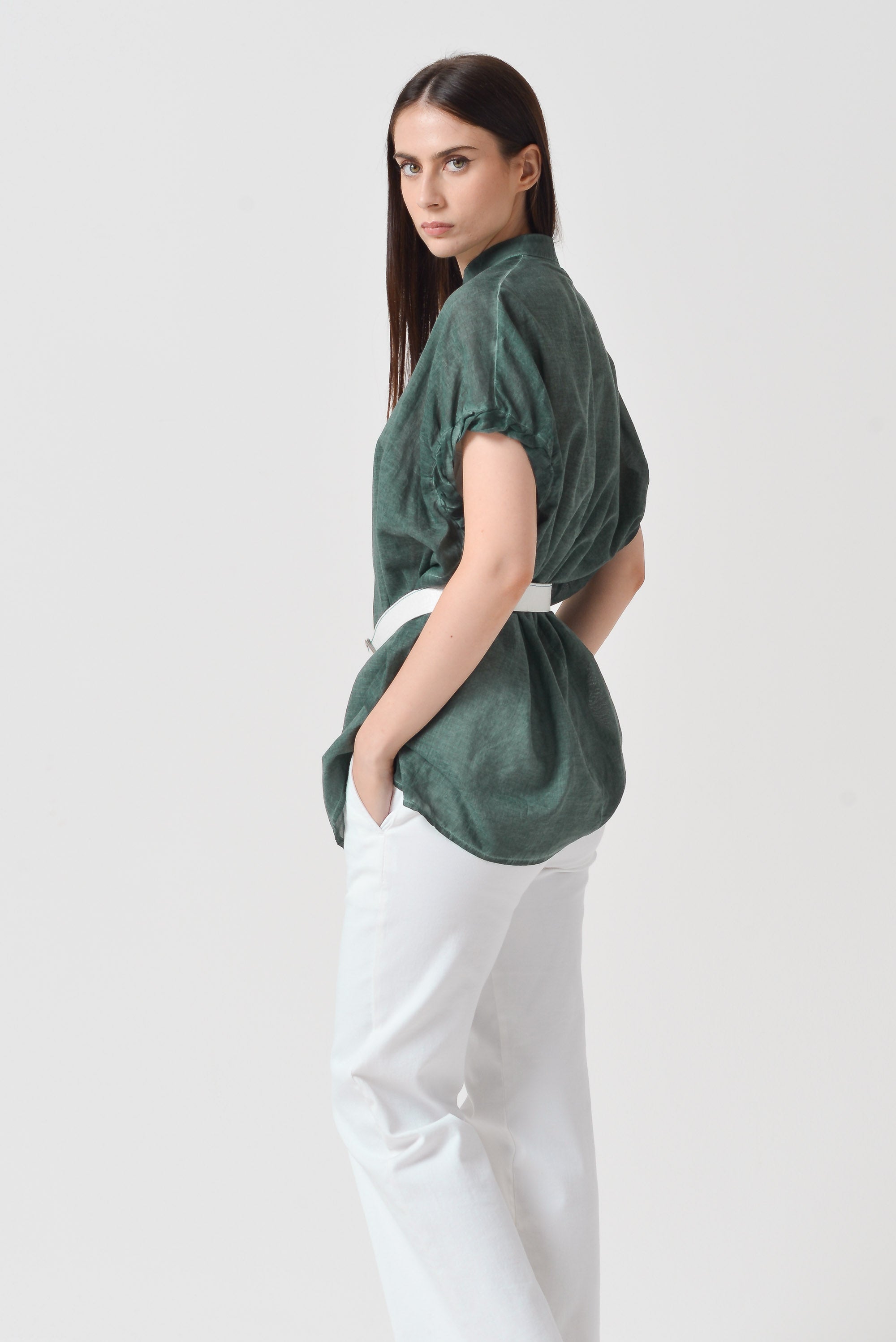 Isabela Voile Kaftan - Nori