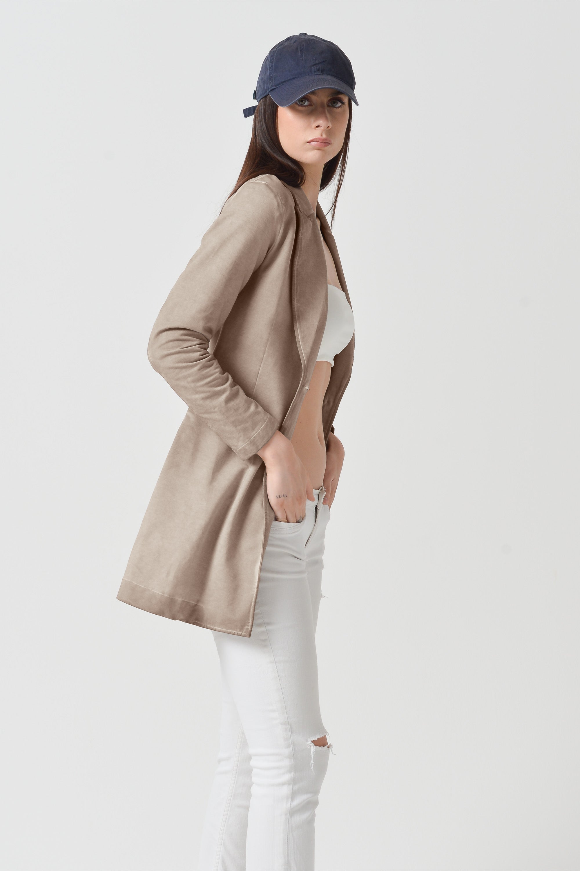 City Long Blazer - Harbor