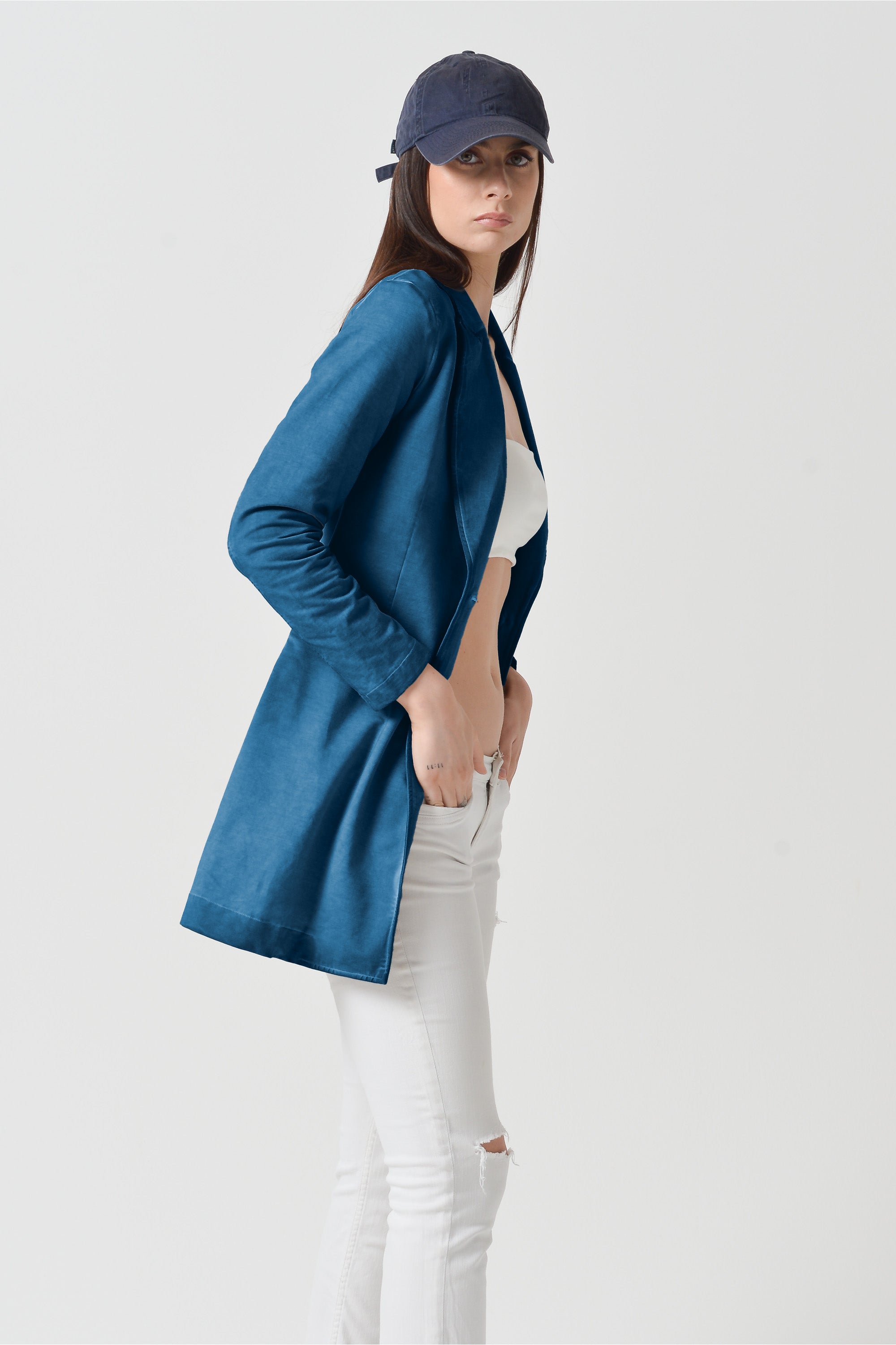 City Long Blazer - Profondo