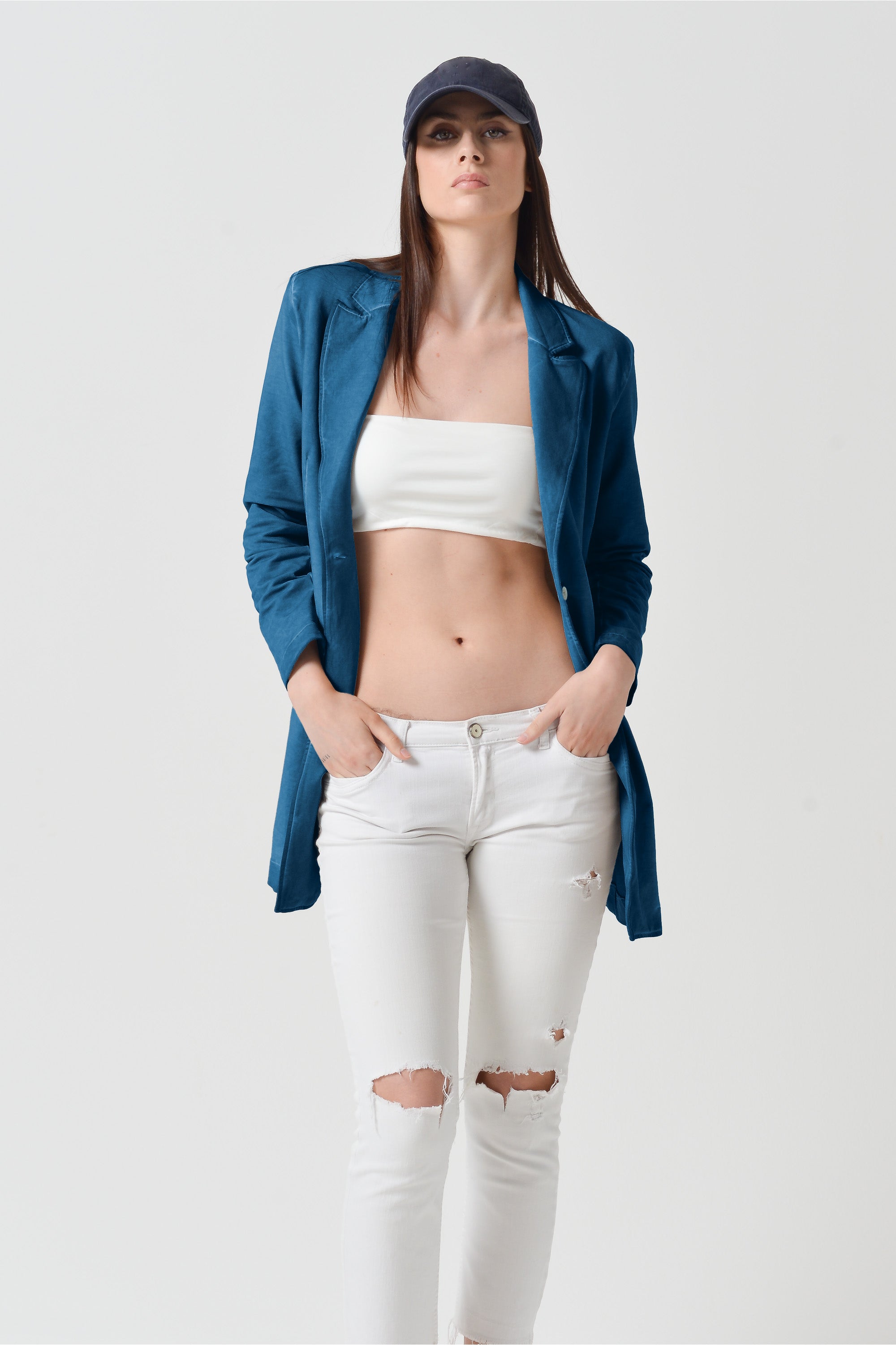 City Long Blazer - Profondo