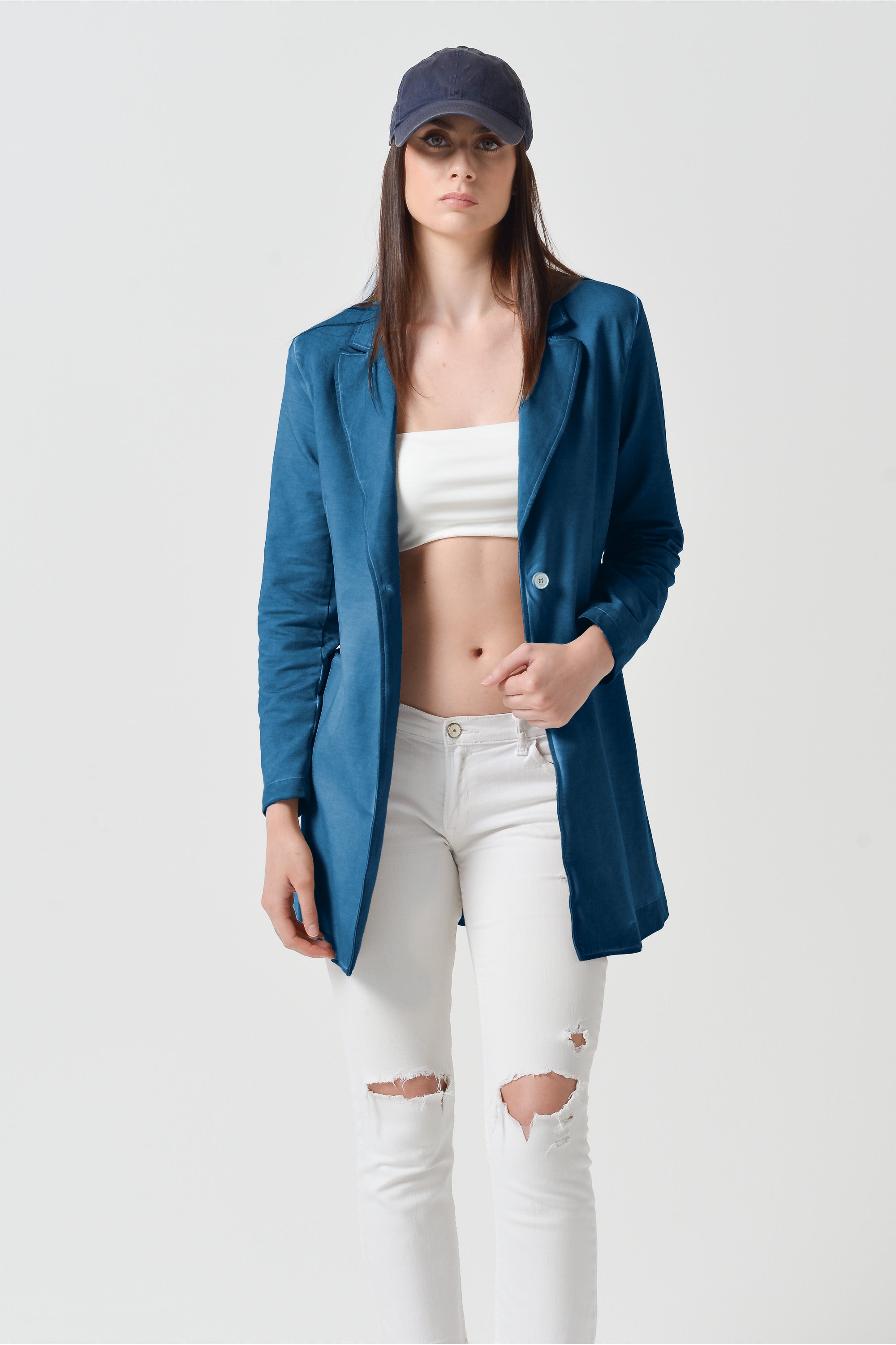 City Long Blazer - Profondo