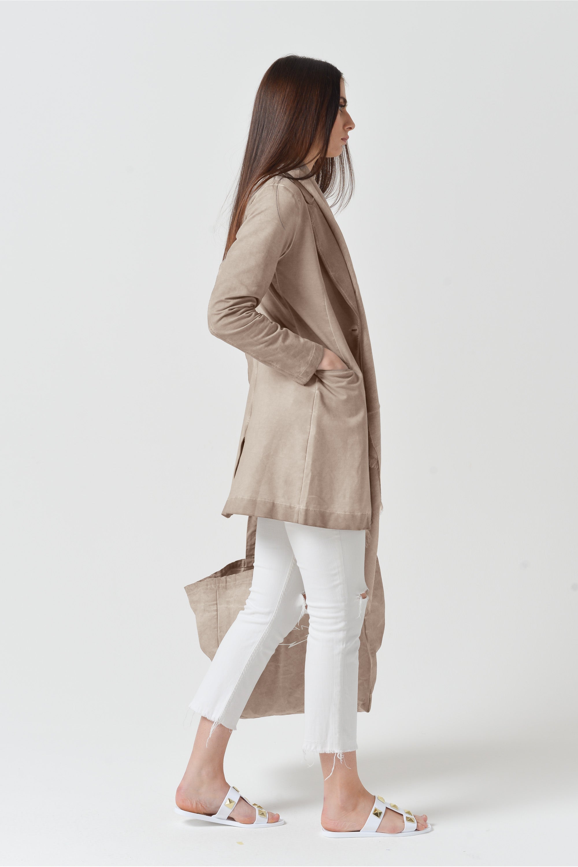 City Long Blazer - Harbor