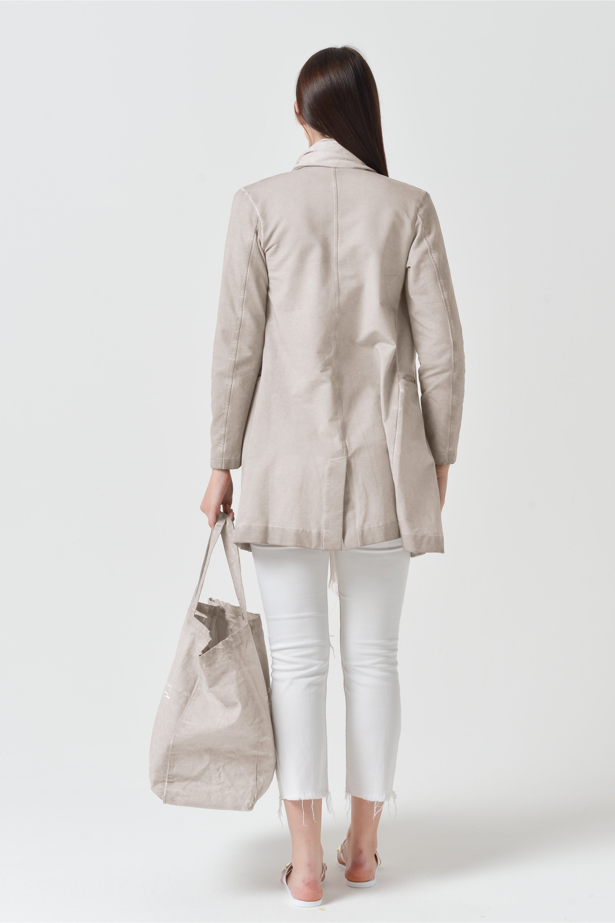 City Long Blazer - Canapa
