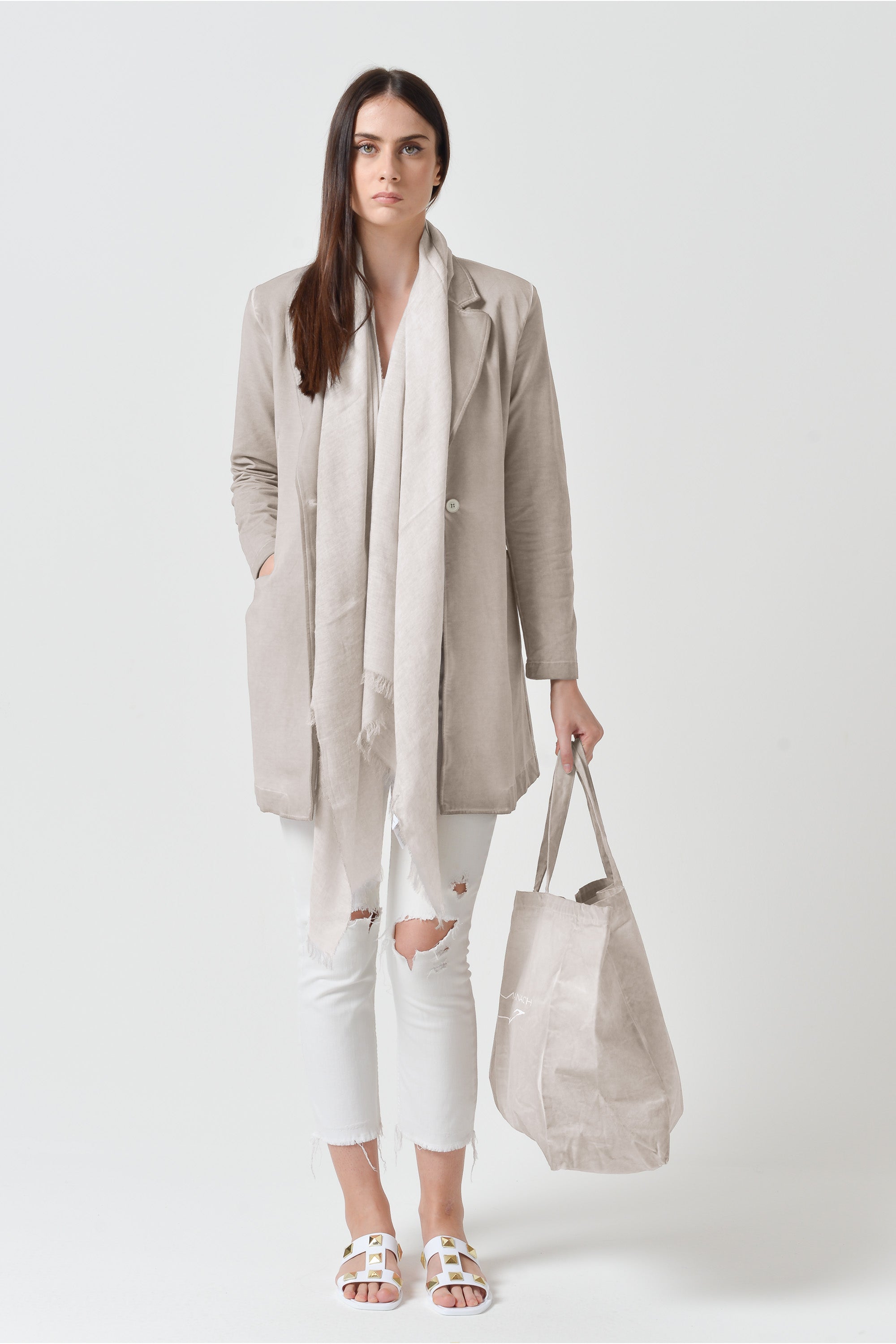 City Long Blazer - Canapa