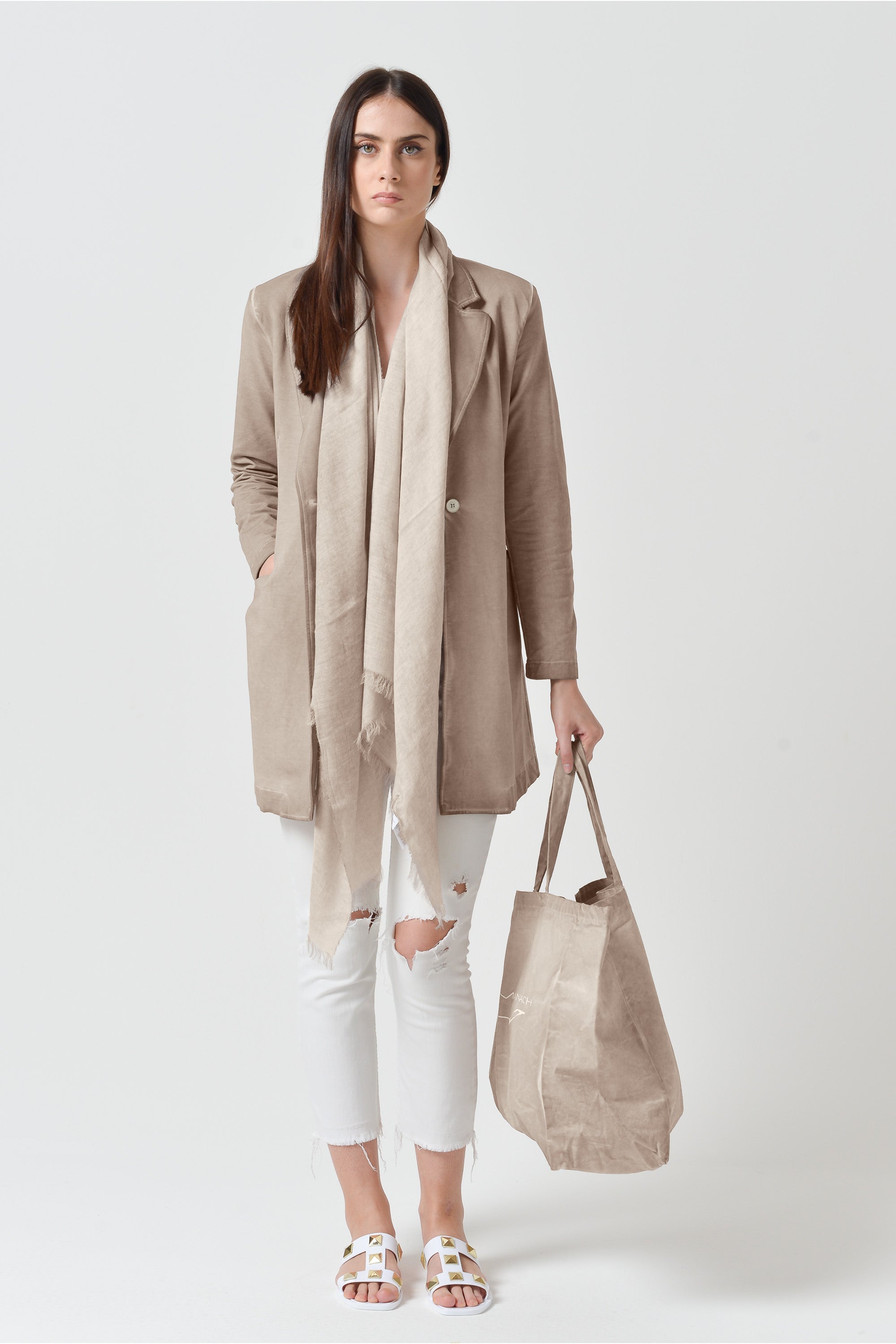 City Long Blazer - Harbor