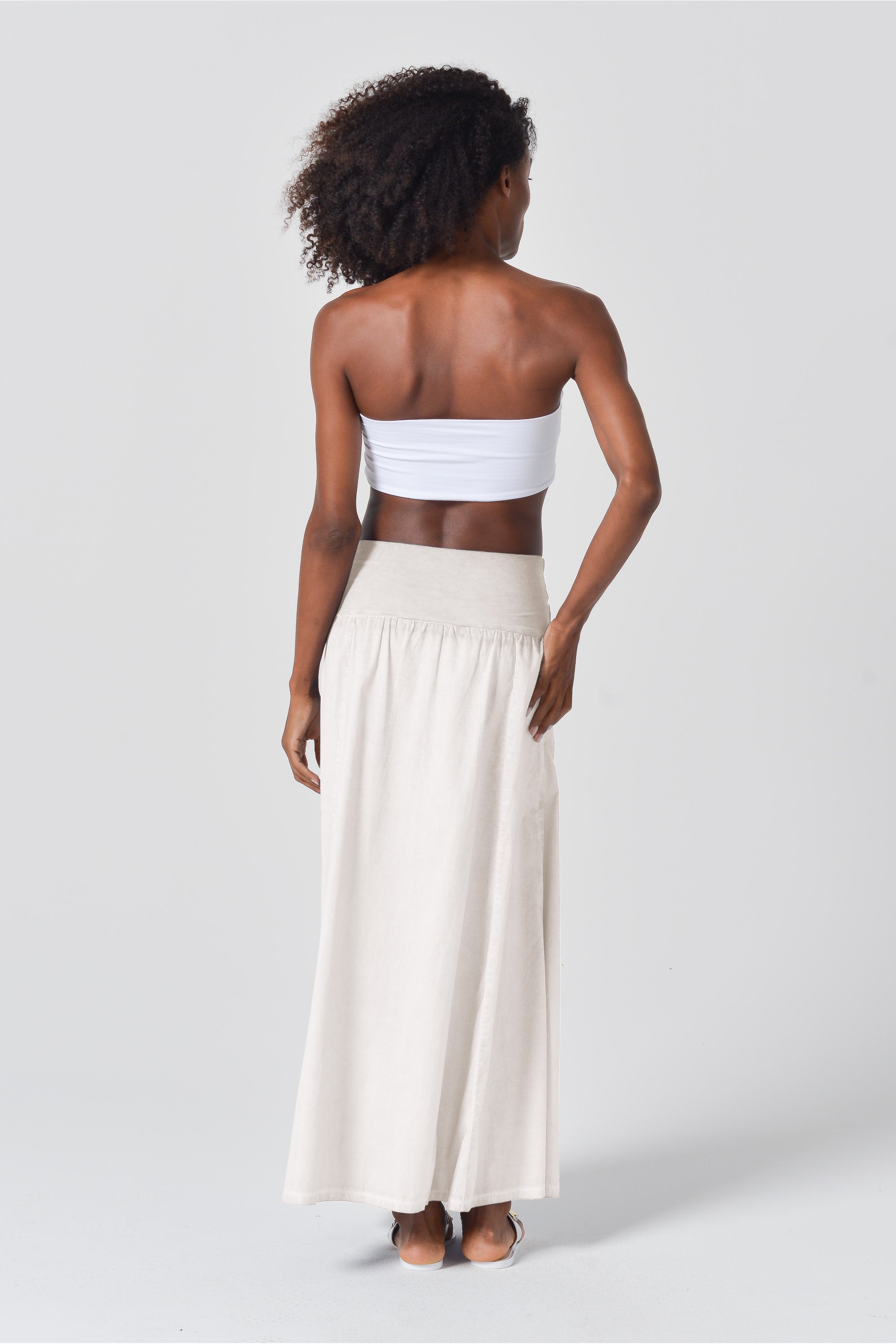 Maxime Skirt in Popeline - Canapa