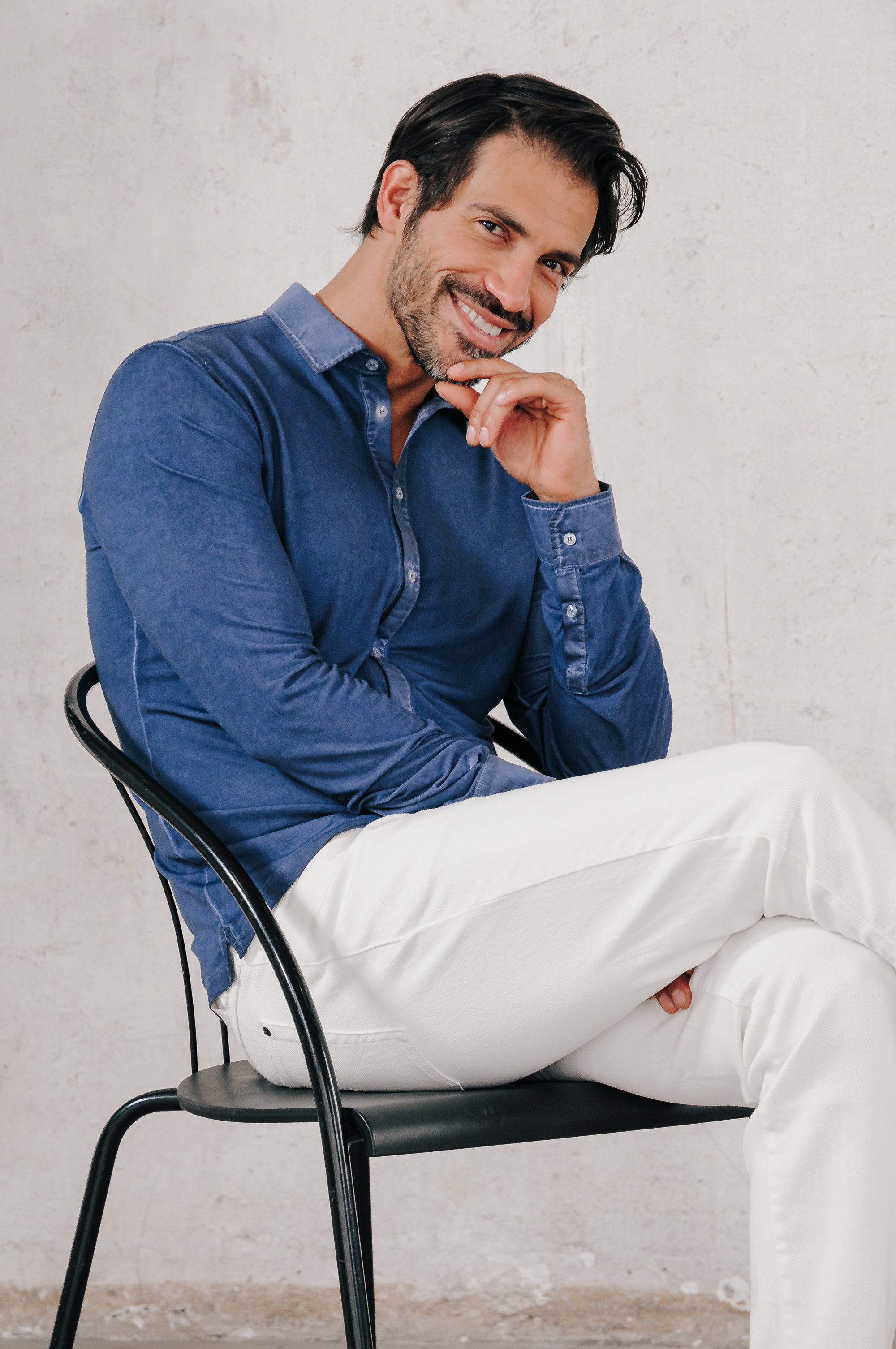 Scott Shirt Slim - Nautico