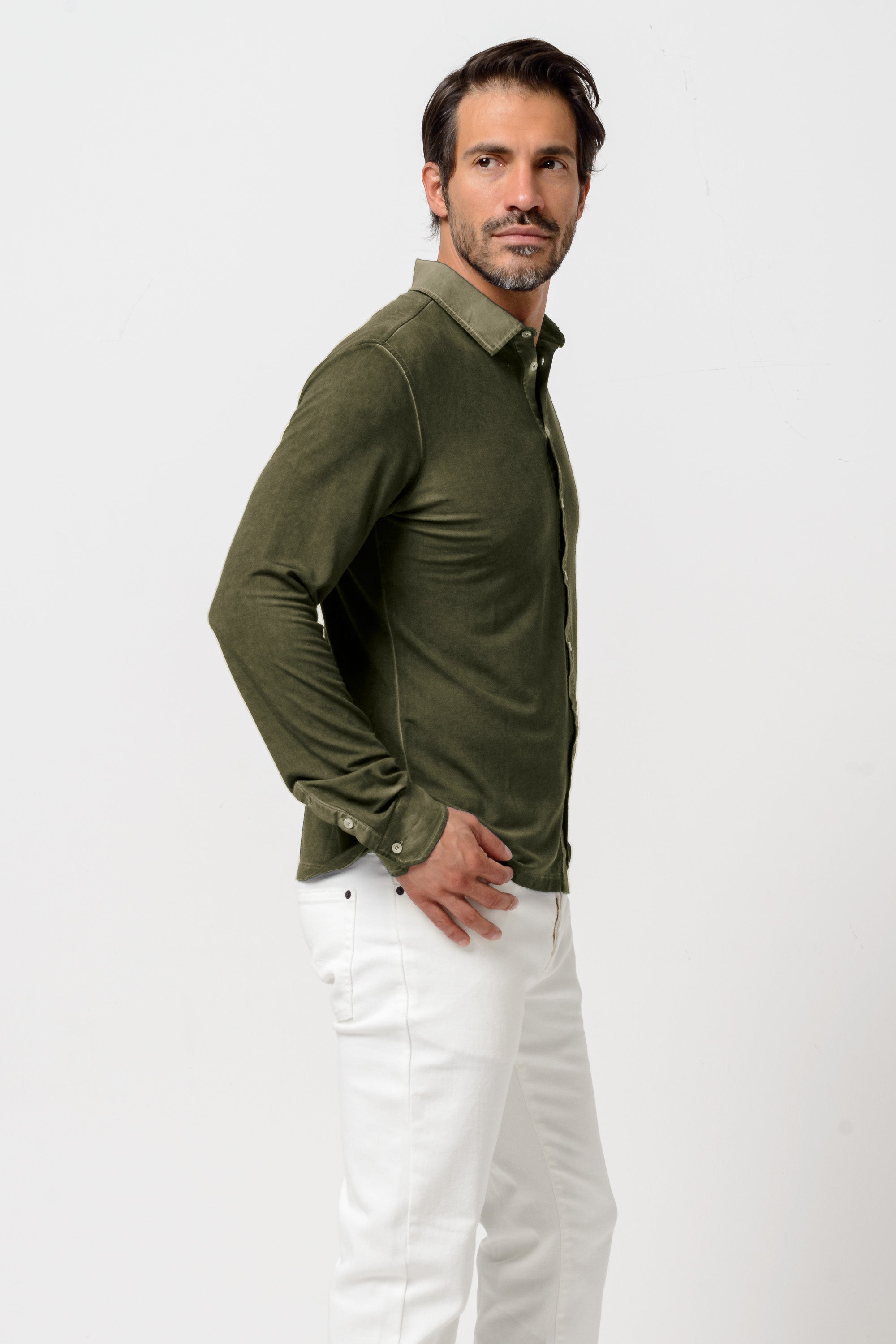 Scott Shirt Slim - Willow