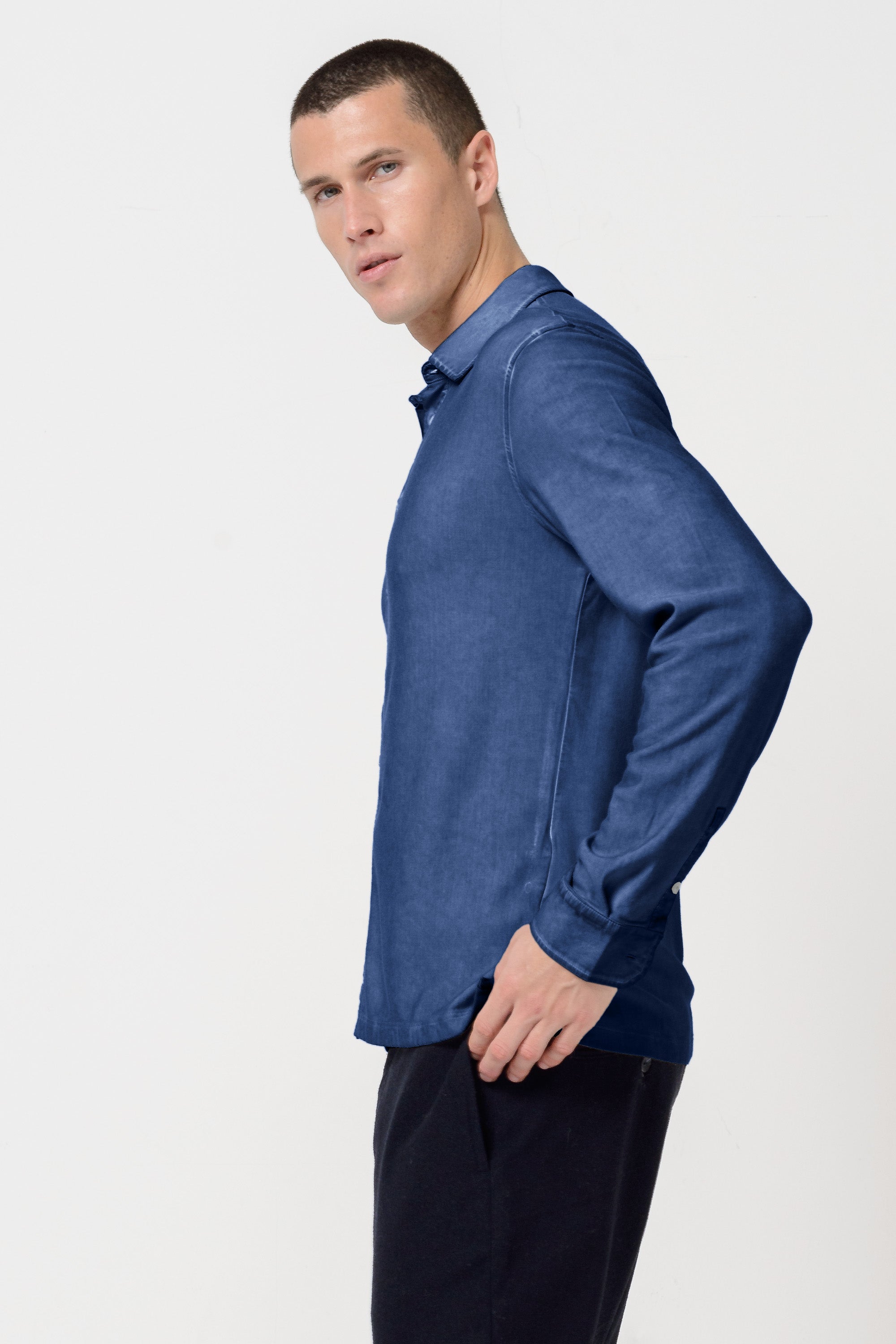Clint Shirt Slim - Nautico