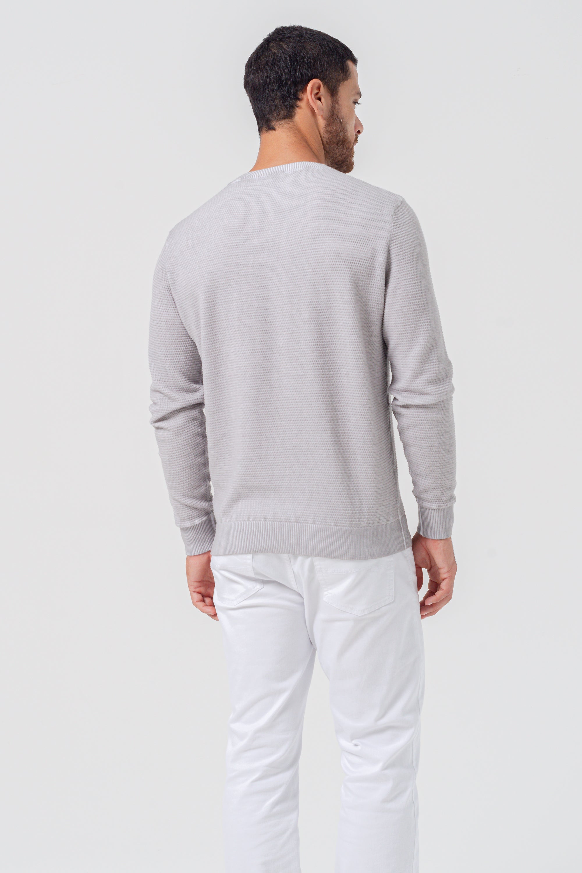Jazzi Knit Sweater - Platino