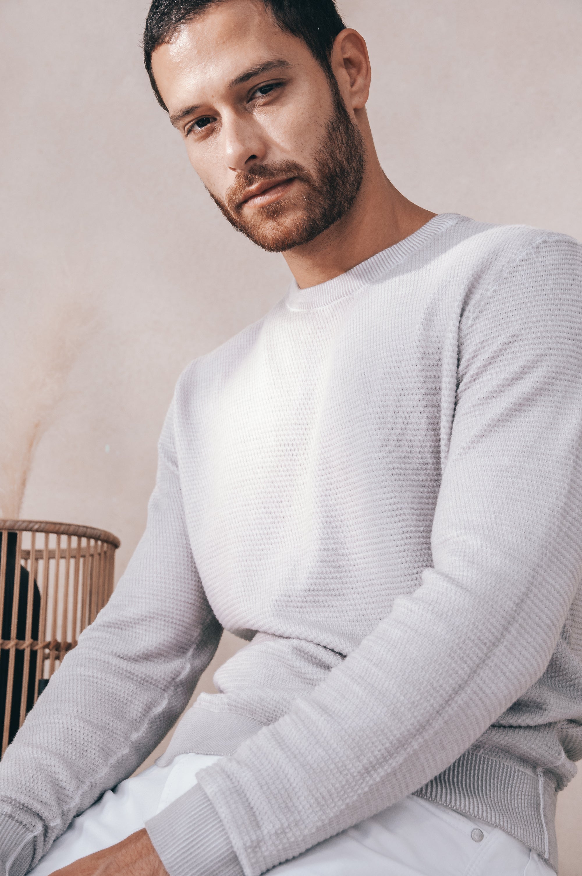 Jazzi Knit Sweater - Platino