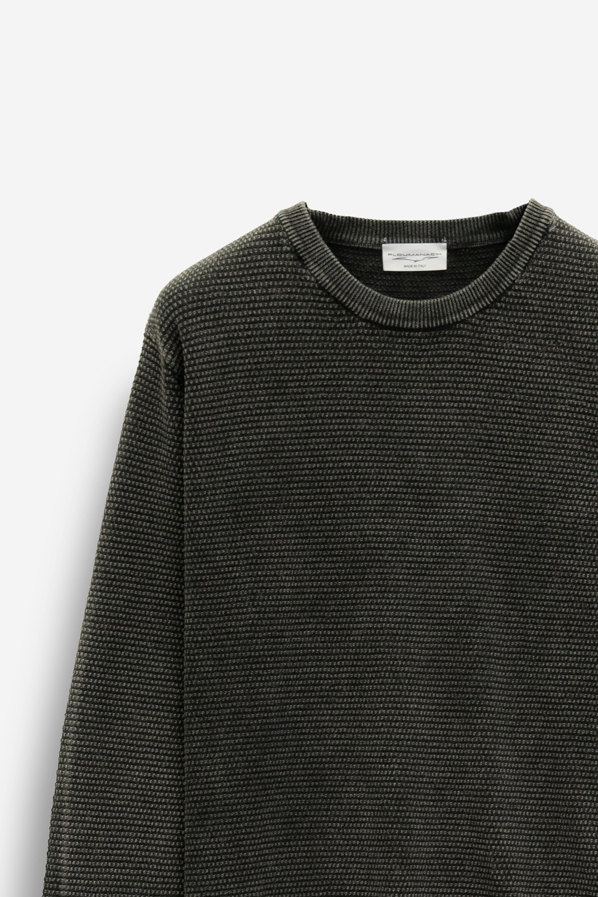 Jazzi Marble Art - Waffle Cotton Crewneck - Lavica