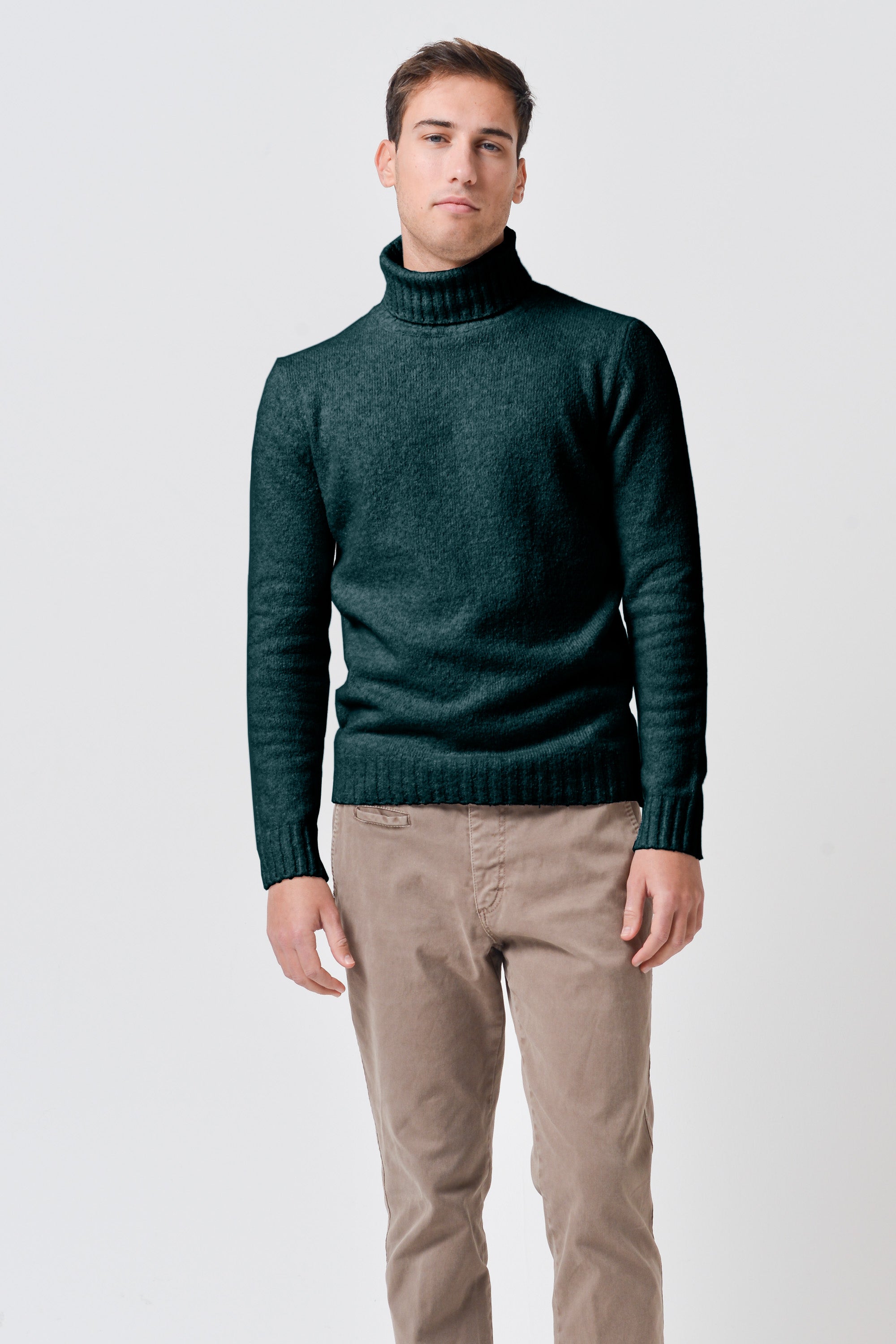 Berg - Chunky Cotton High Neck - British