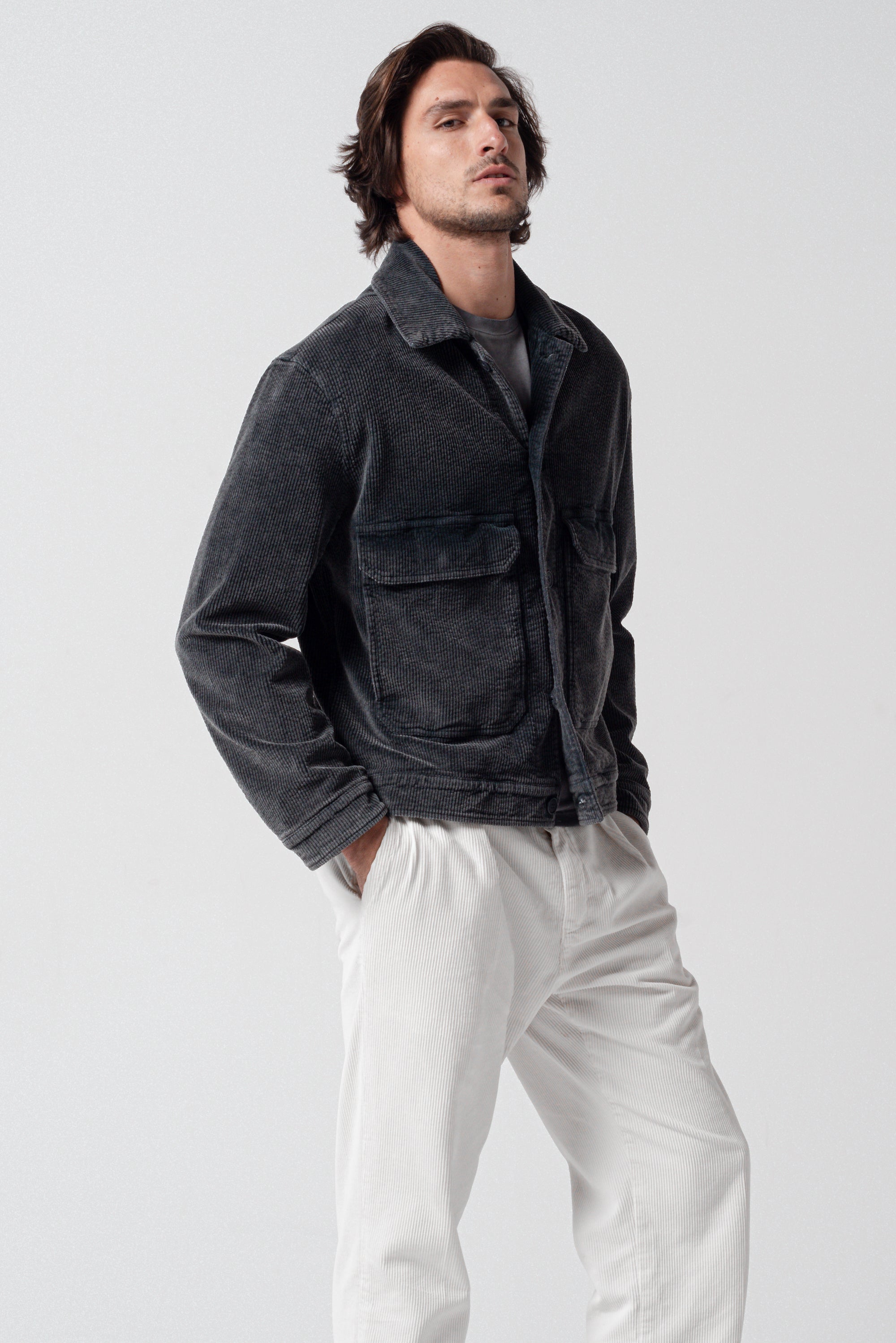 Bradley Jacket - Corduroy Traker Jacket - Lavica