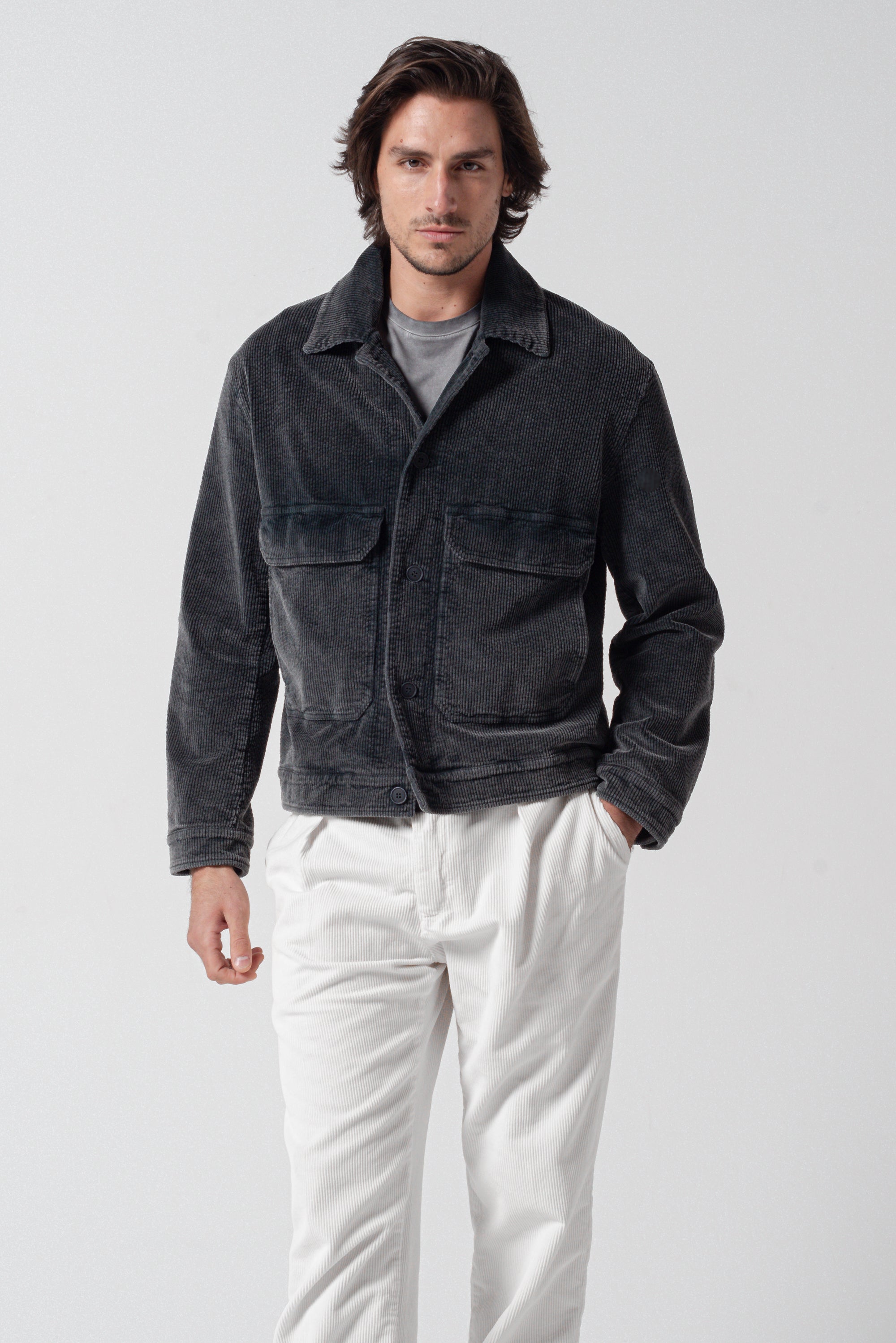 Bradley Jacket - Corduroy Traker Jacket - Lavica