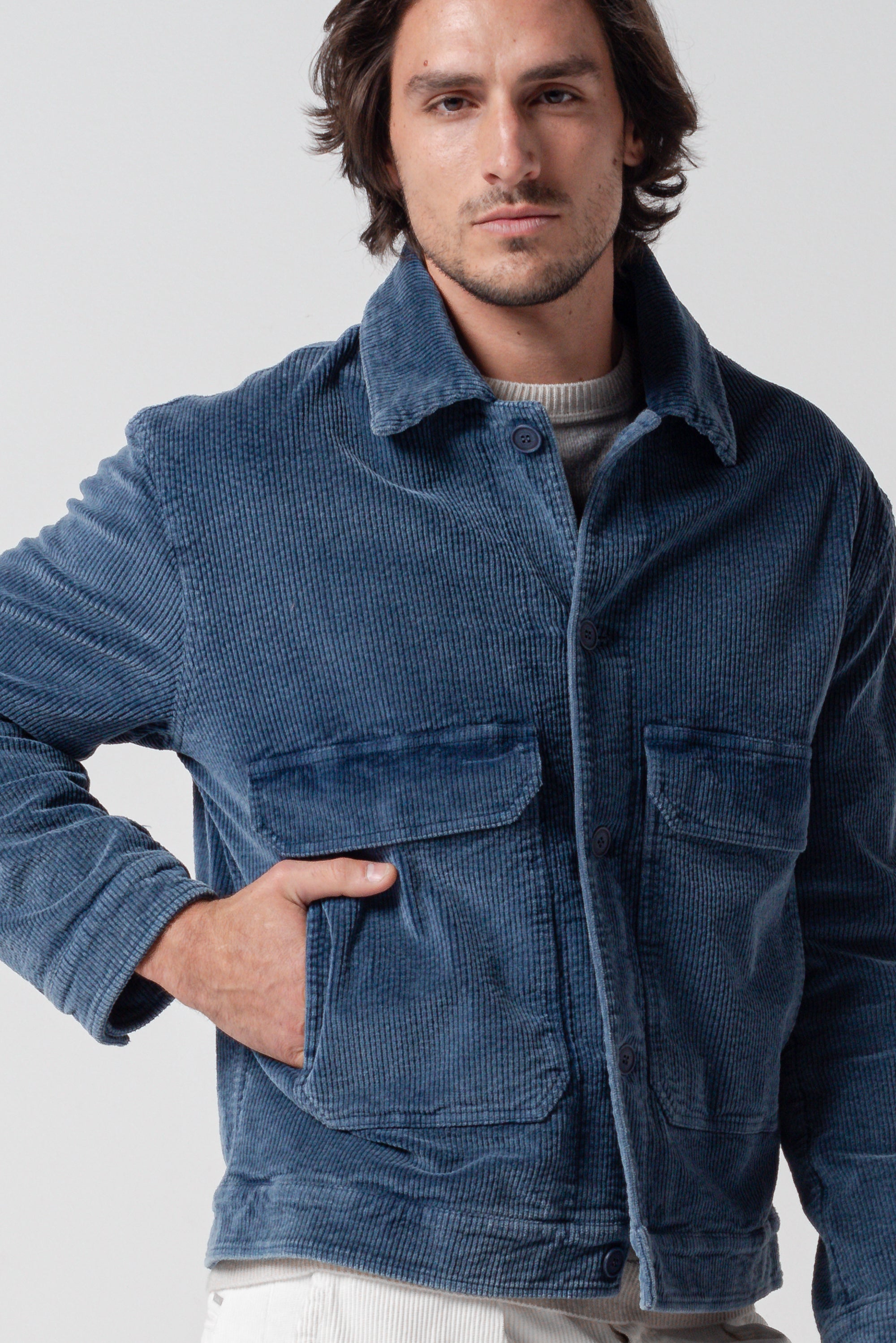 Bradley Jacket - Corduroy Traker Jacket - Bahia