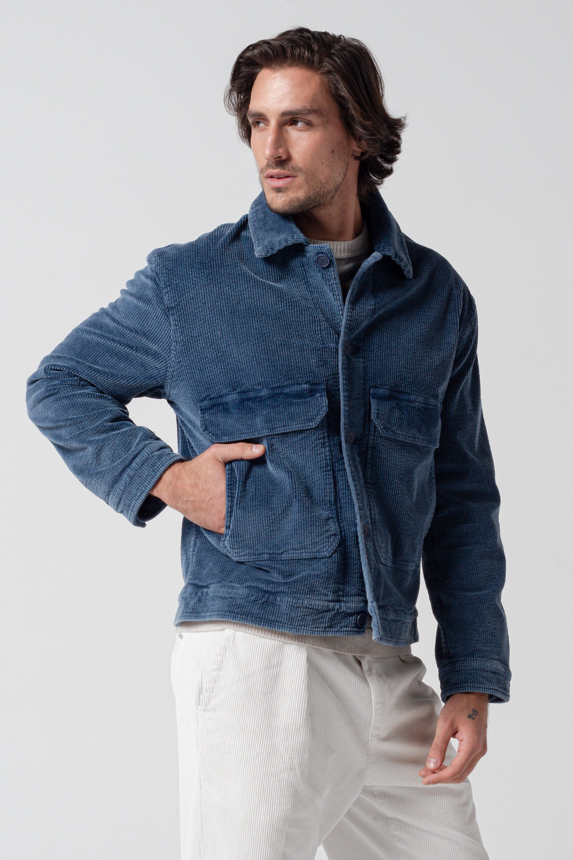 Bradley Jacket - Corduroy Traker Jacket - Bahia