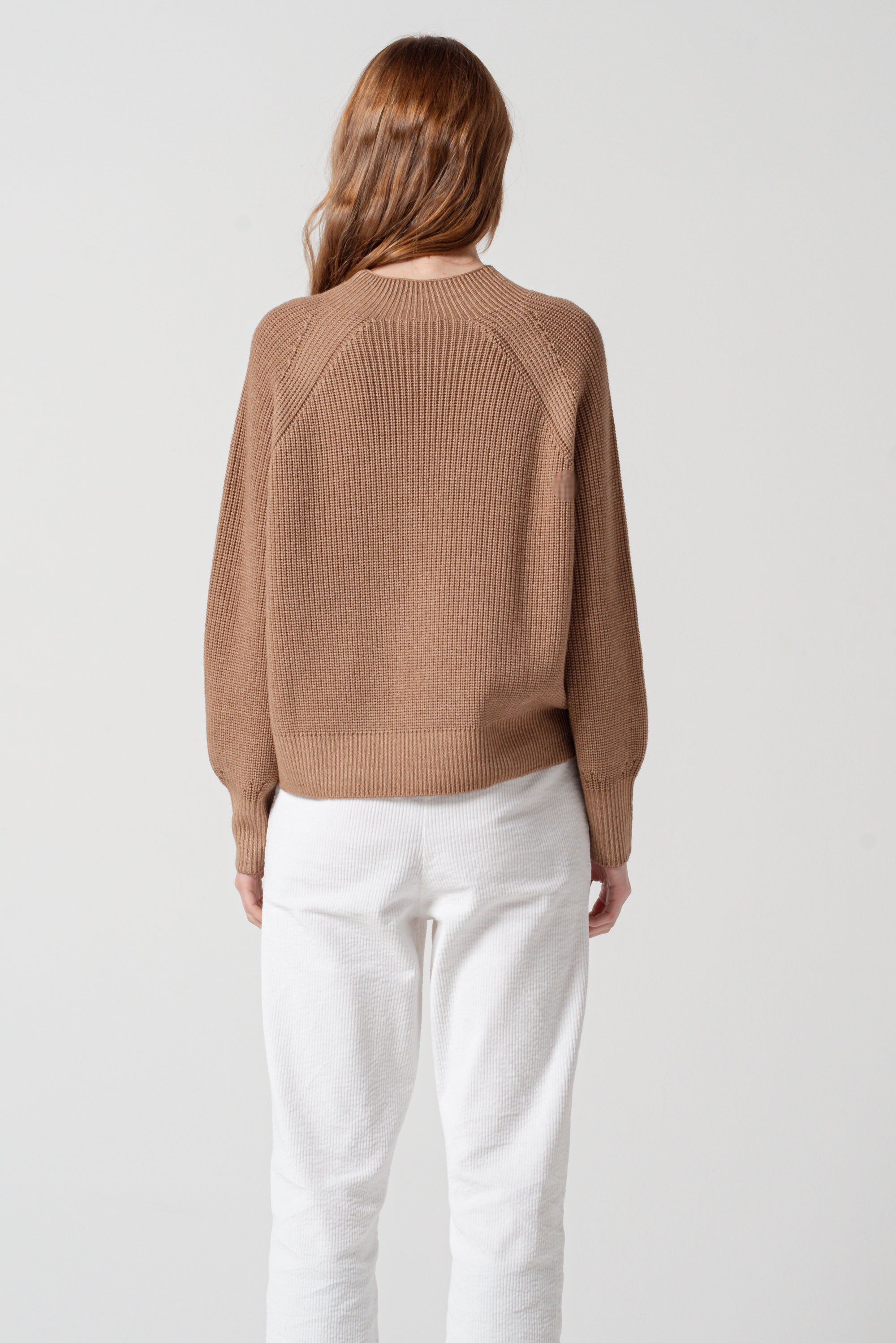 Lybster Ribbed Crewneck - Terra