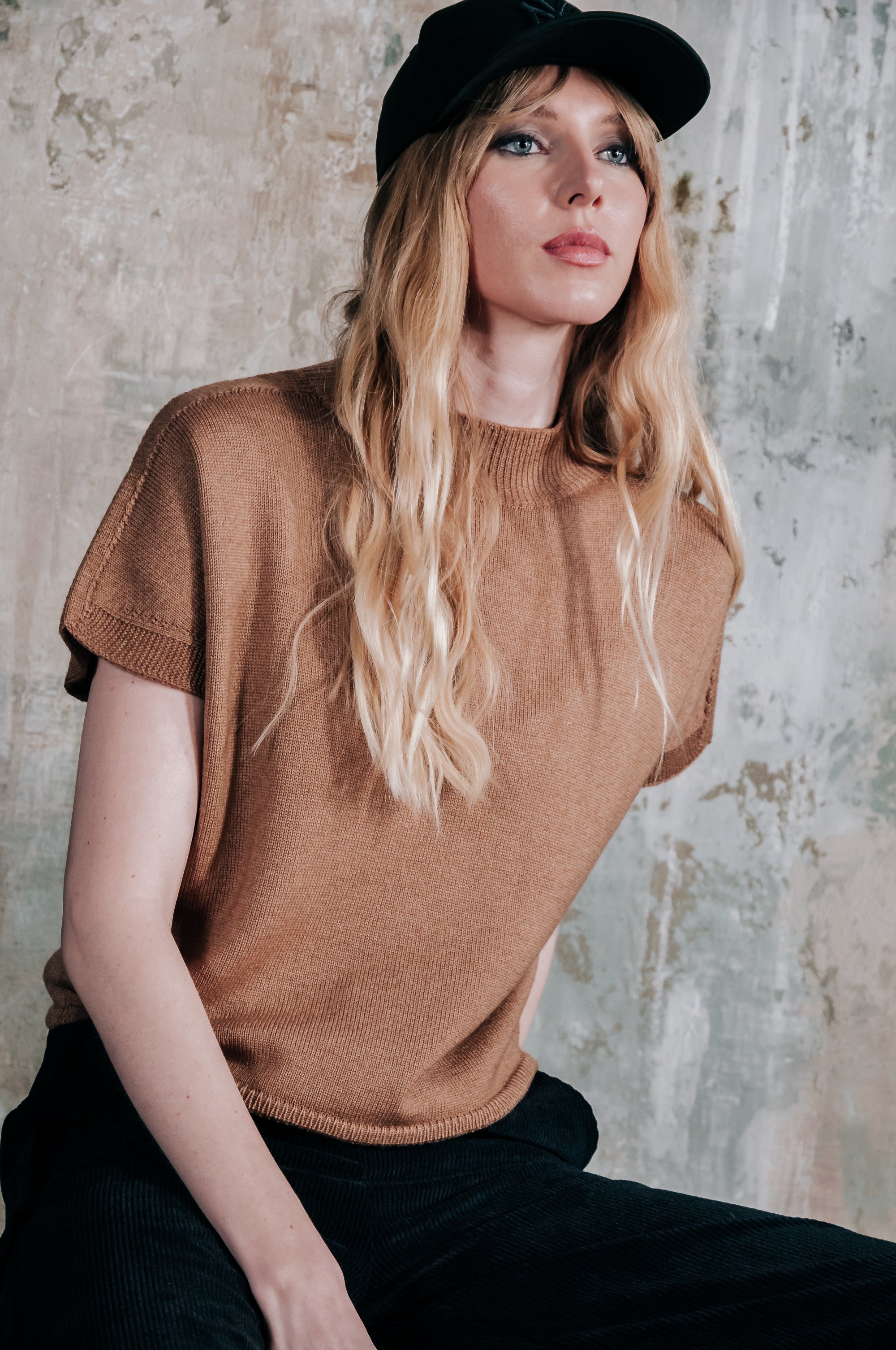 Perth Poncho - Terra