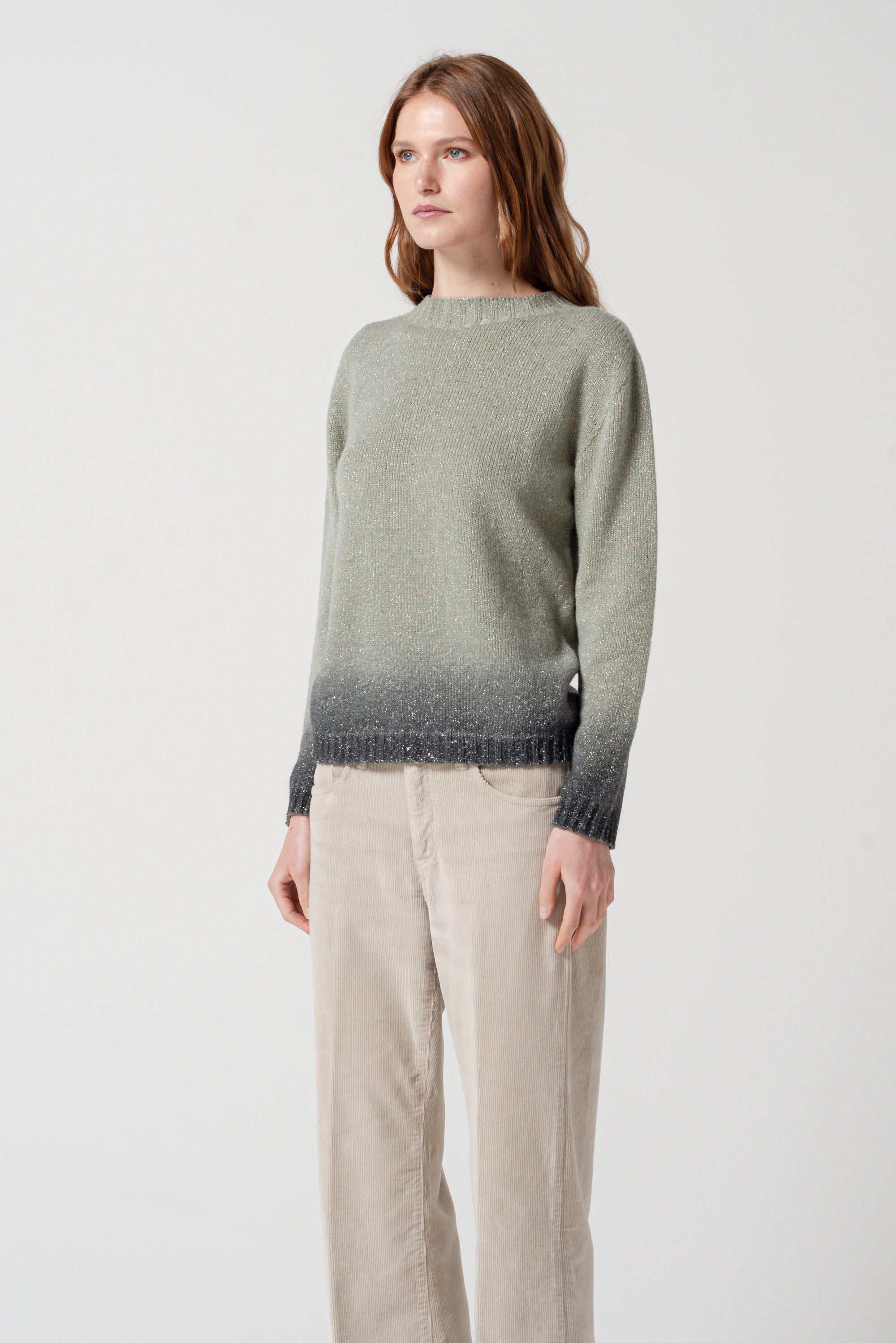 Eldon Eclissi Shades - Crewneck w Lurex - Venere Shaded