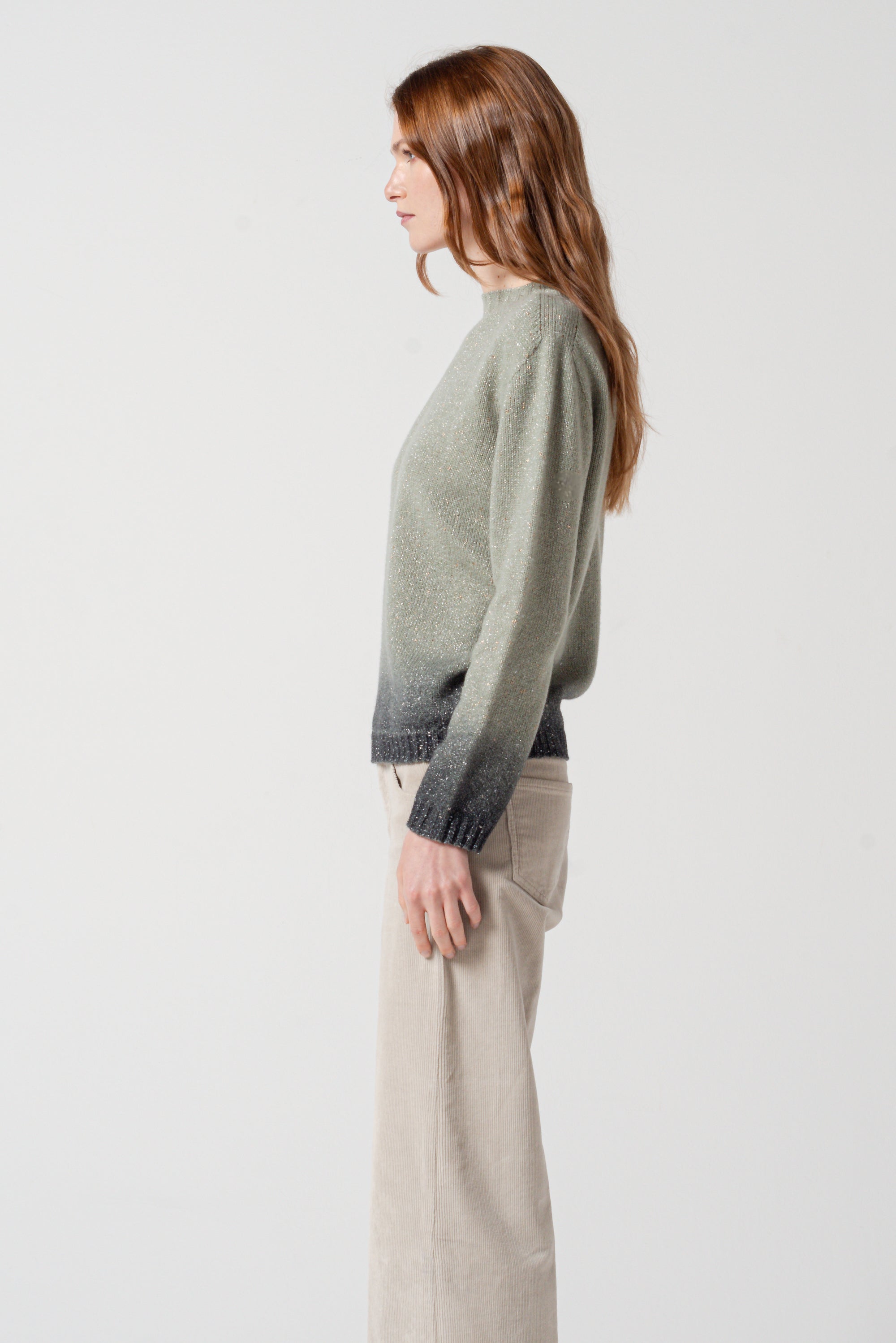 Eldon Eclissi Shades - Crewneck w Lurex - Venere Shaded