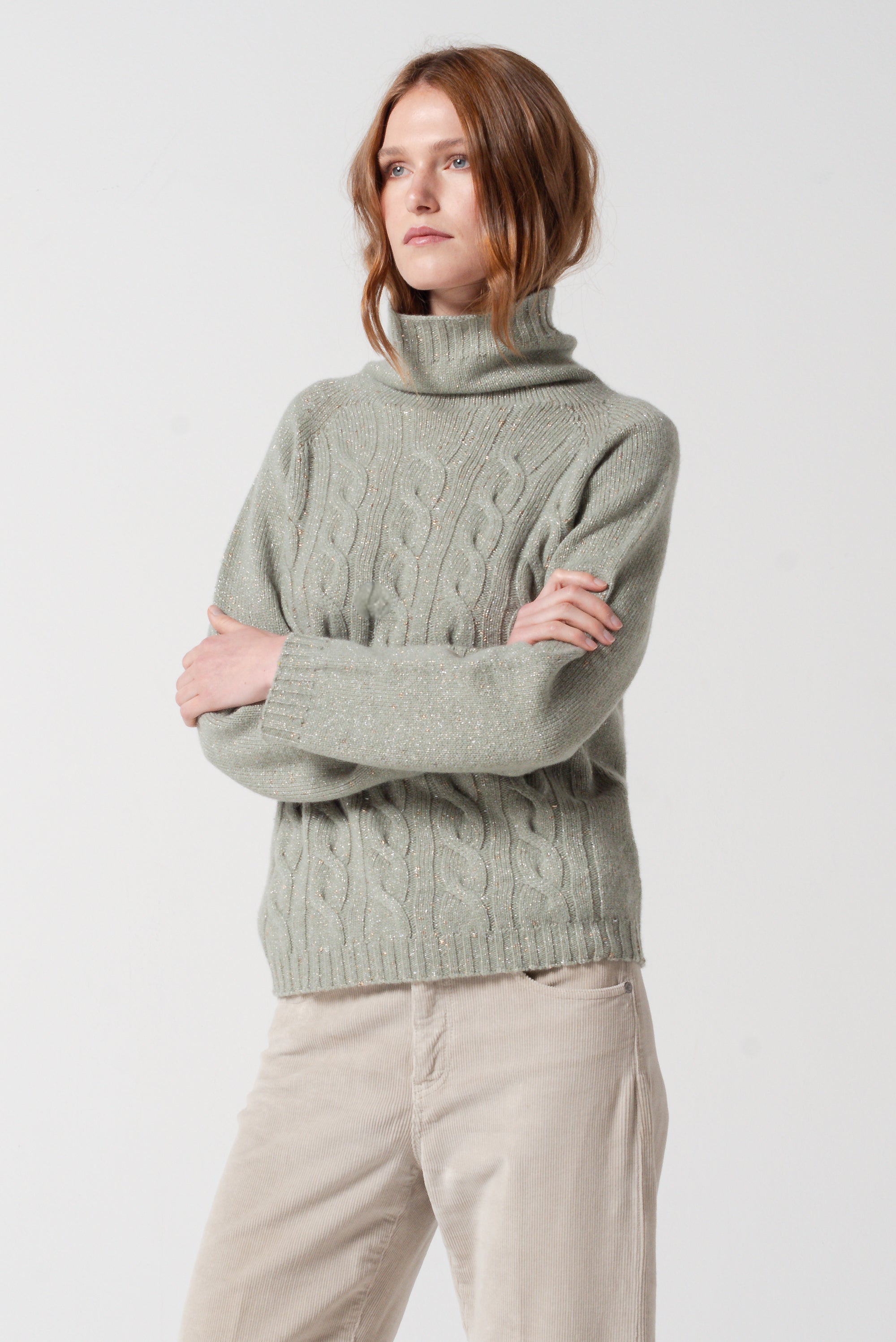 Dalton Cable Sweater - Venere