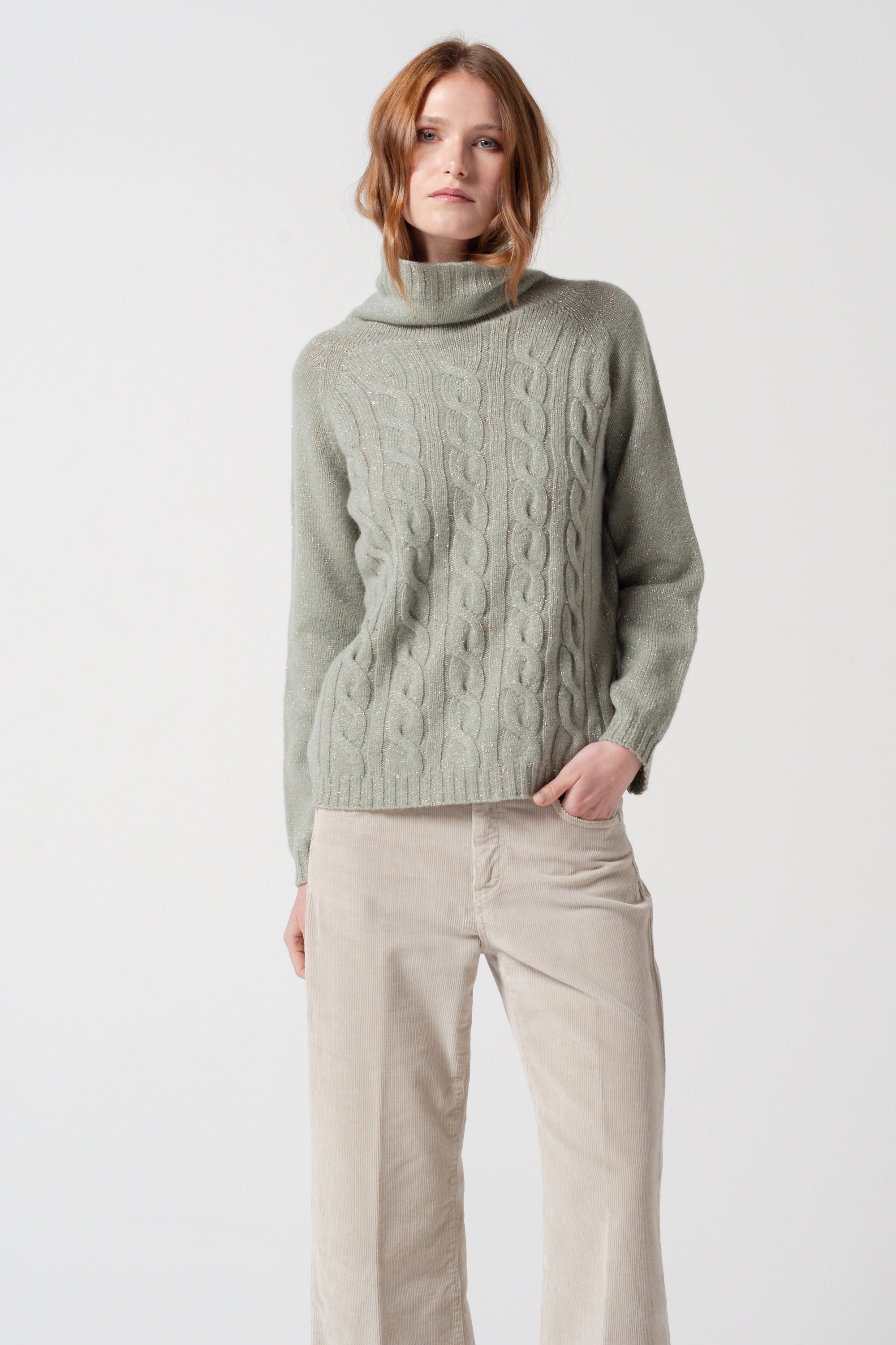 Dalton Cable Sweater - Venere