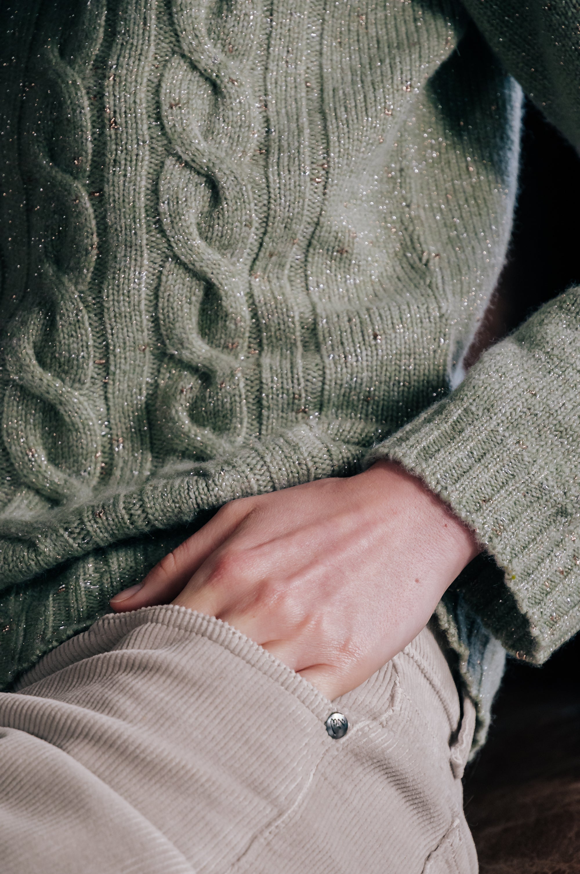 Dalton Cable Sweater - Venere