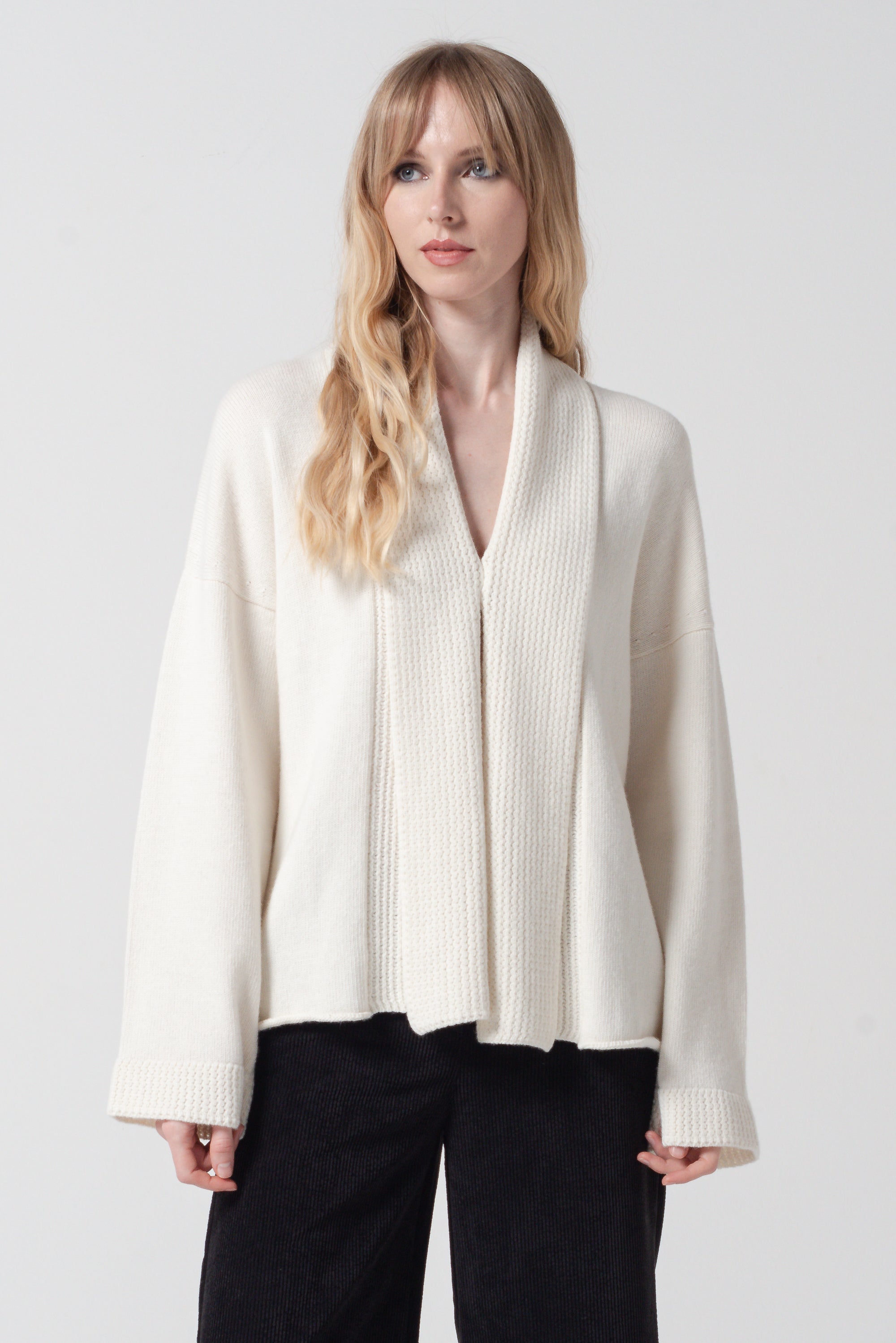 Pilaz - Long Sleeve Cardi - Foam