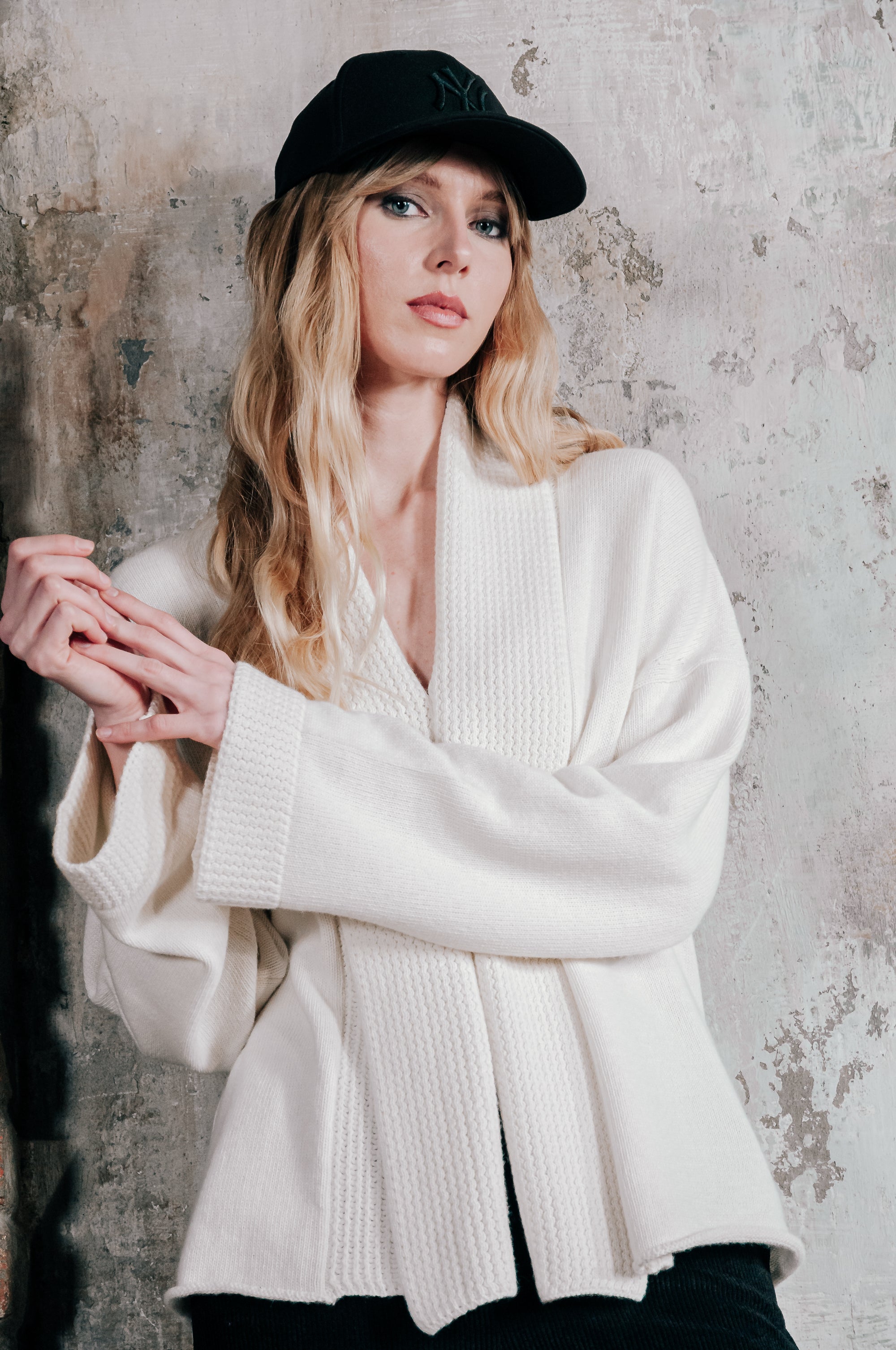 Pilaz - Long Sleeve Cardi - Foam